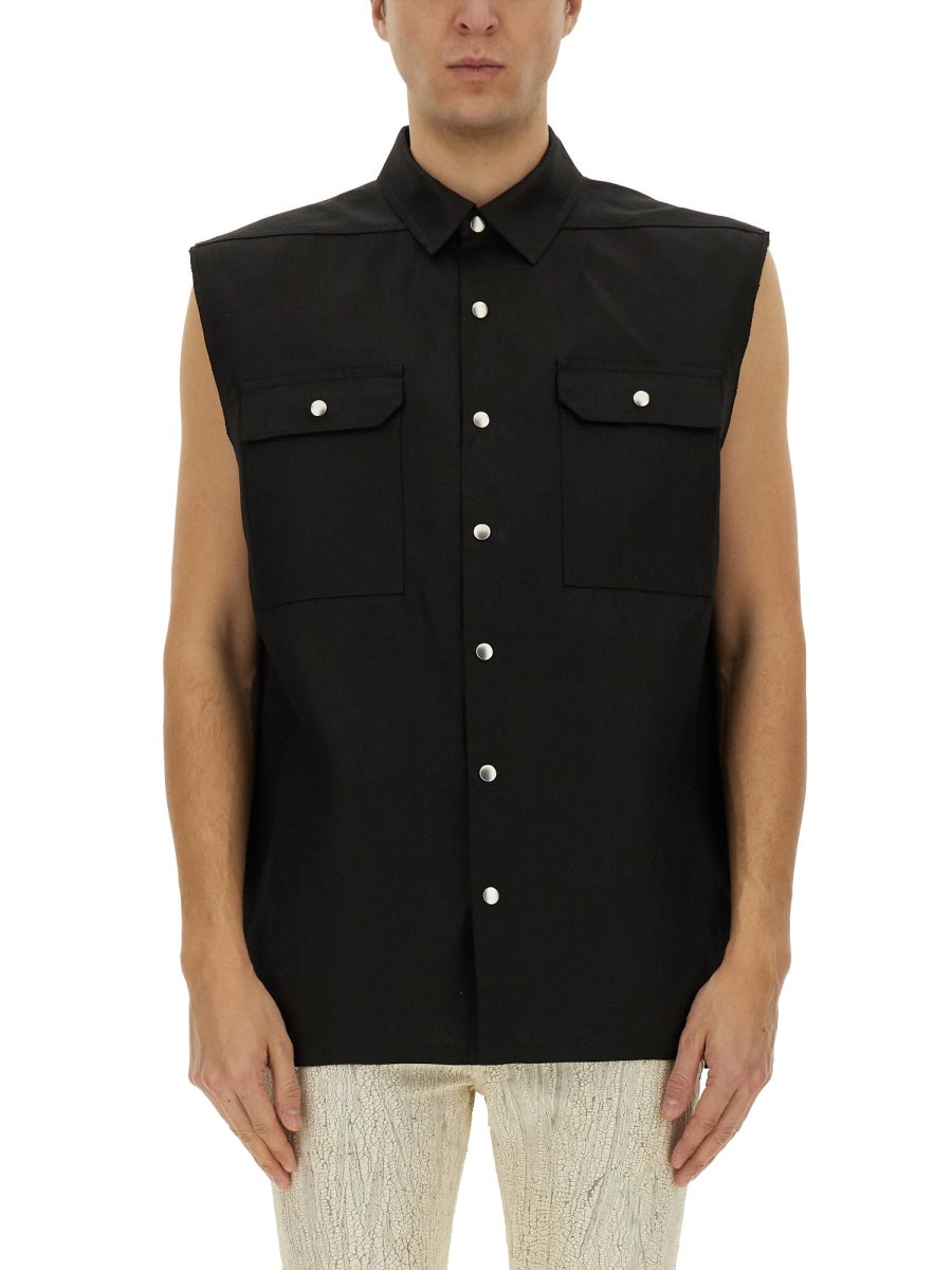 RICK OWENS Sleeveless Outershirt Jumbo - Size 48