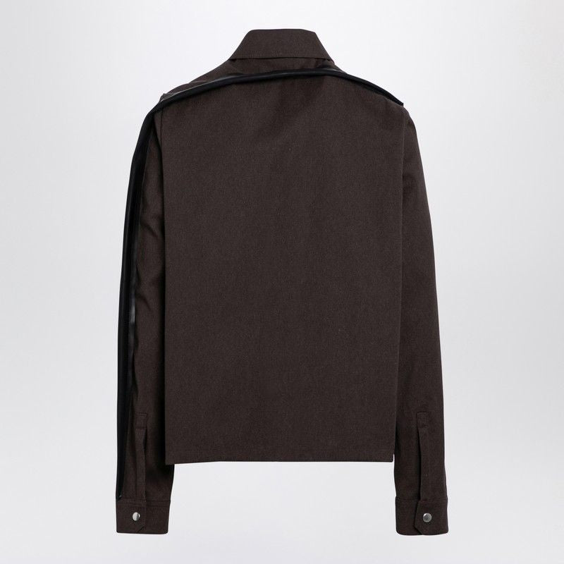 RICK OWENS Shirt Jacket Tour Snap Front - Men's Outerwear