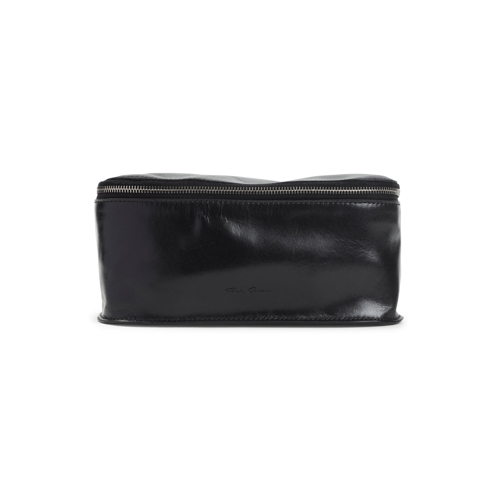 RICK OWENS Leather Beauty Case - 21.5 cm x 13 cm x 9 cm