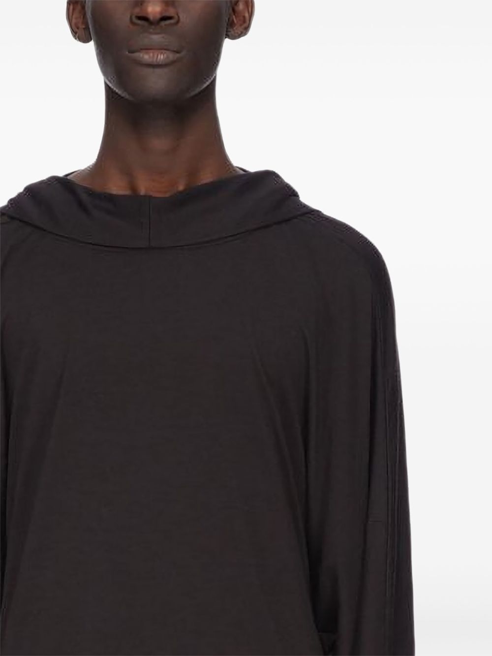 RICK OWENS Hooded Tunic - Lightweight Knit for Men