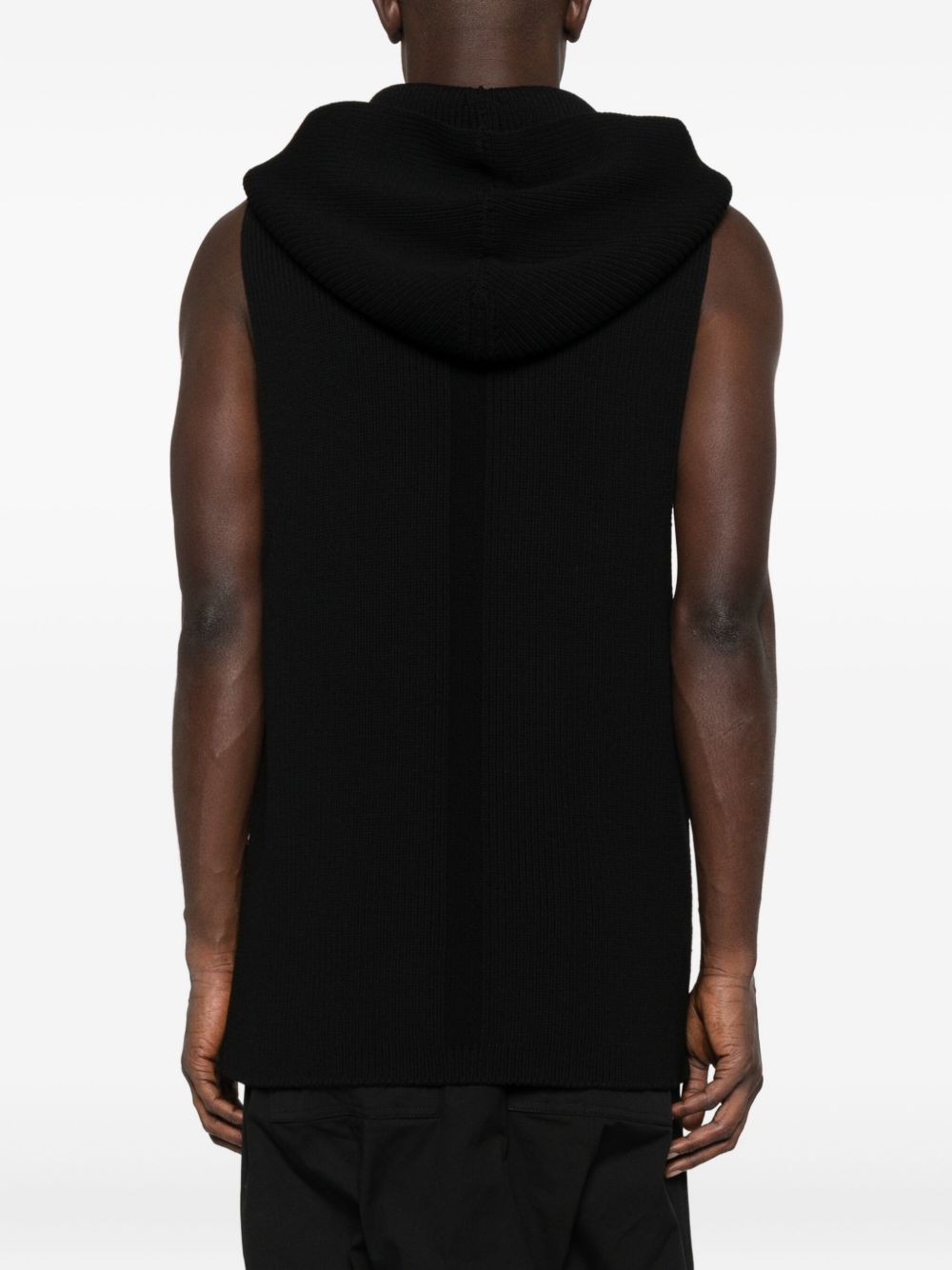 RICK OWENS Hooded Tank Top Size L