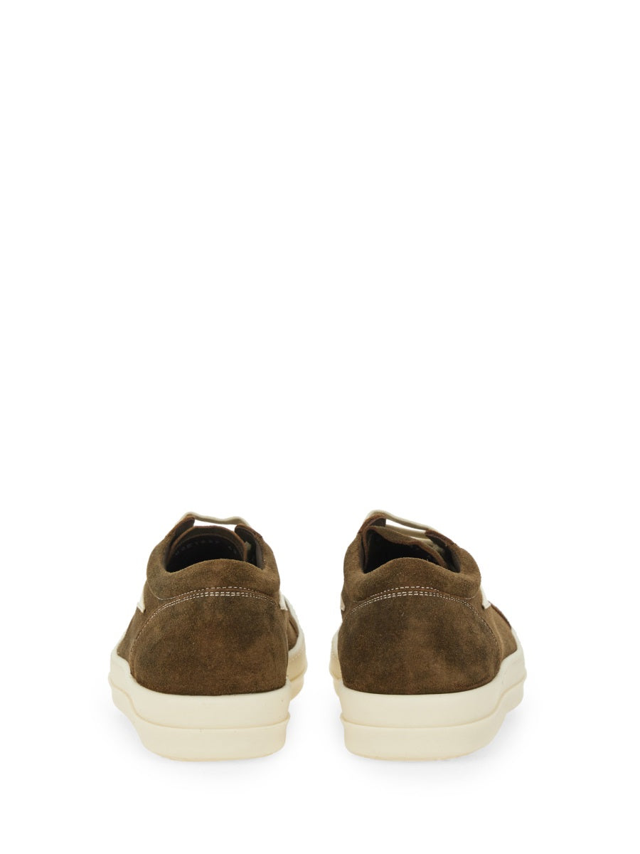 RICK OWENS Low-Top Vintage Suede Sneakers for Men
