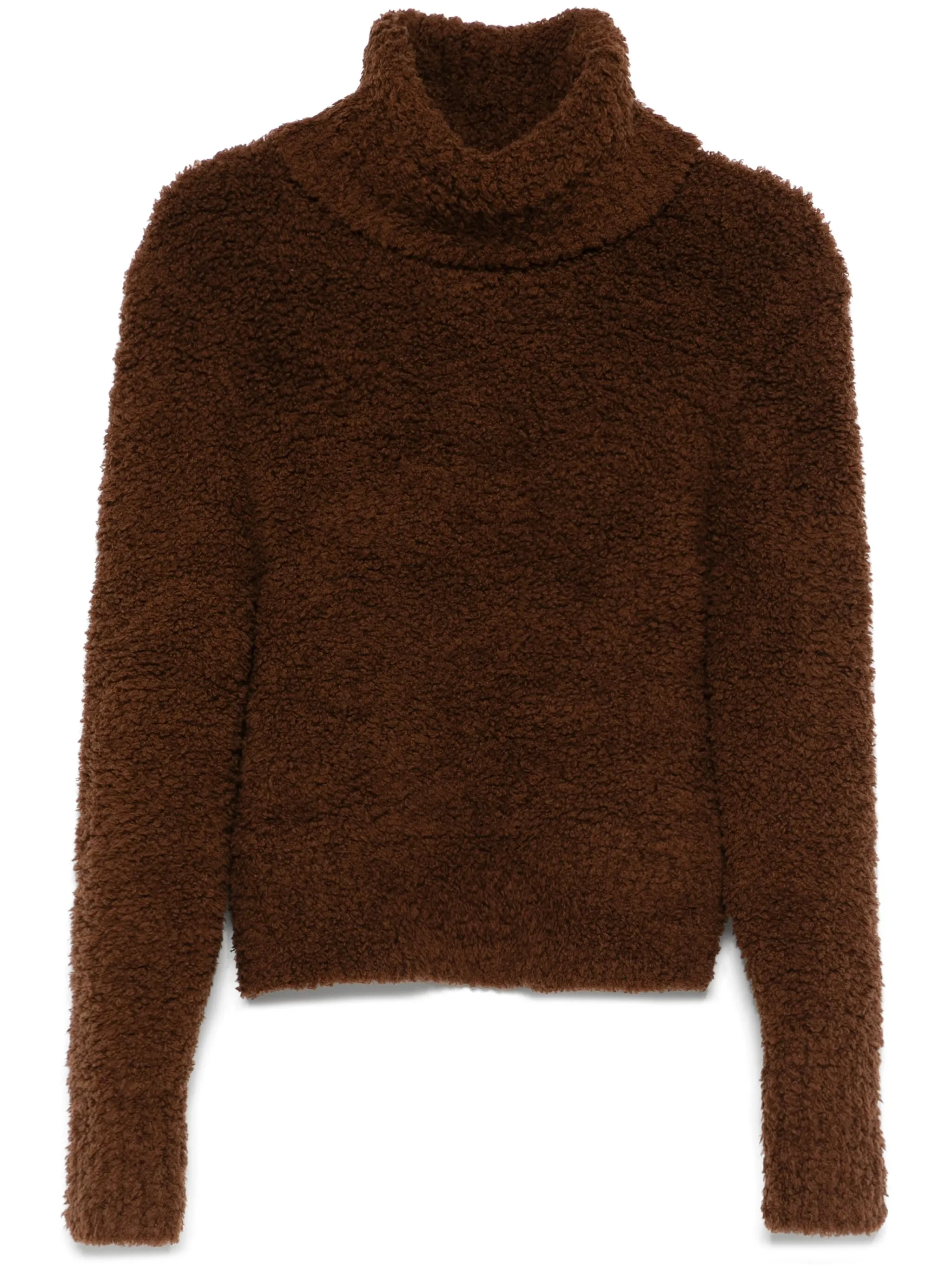 SELF-PORTRAIT Soft Knit Sweater with High Collar - Size S
