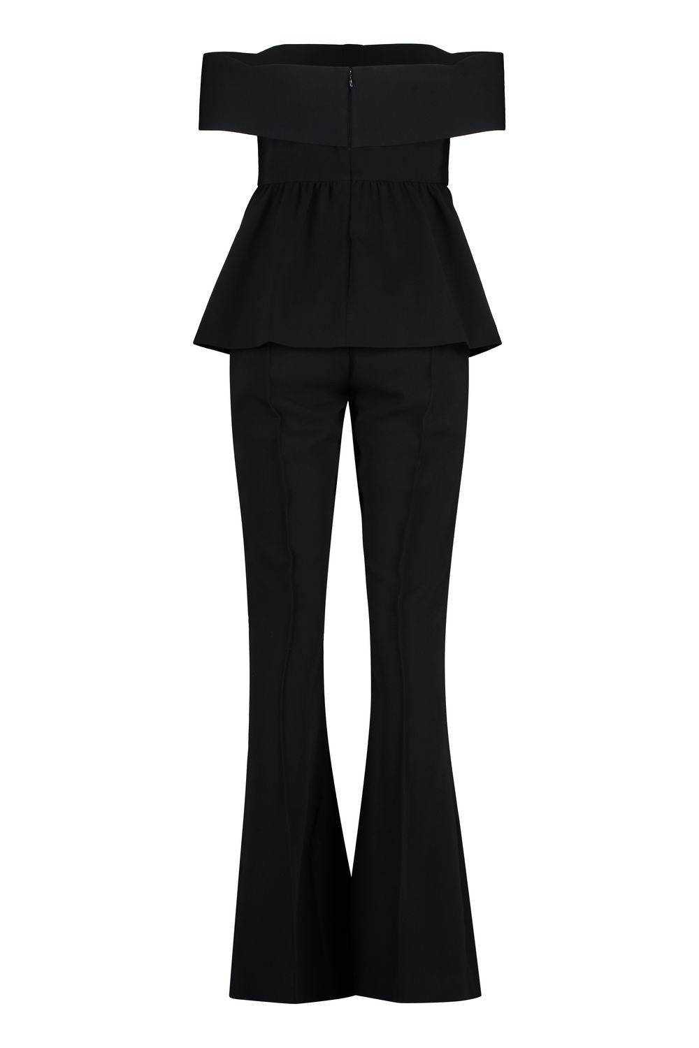 SELF-PORTRAIT Ruffled Crepe Jumpsuit for Women