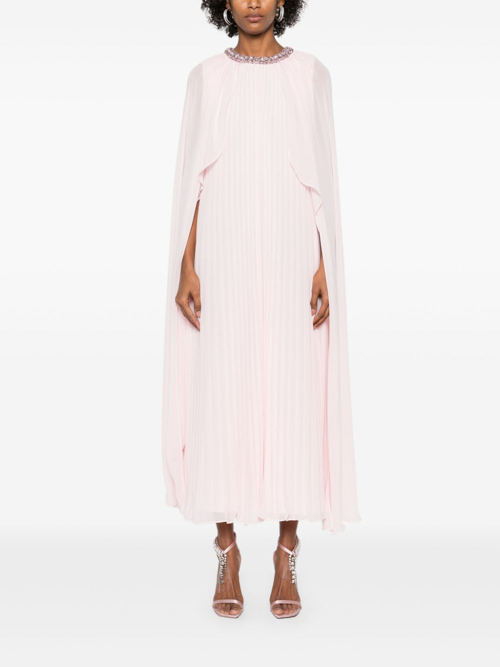 SELF-PORTRAIT Mini Dress with Elegant Rhinges