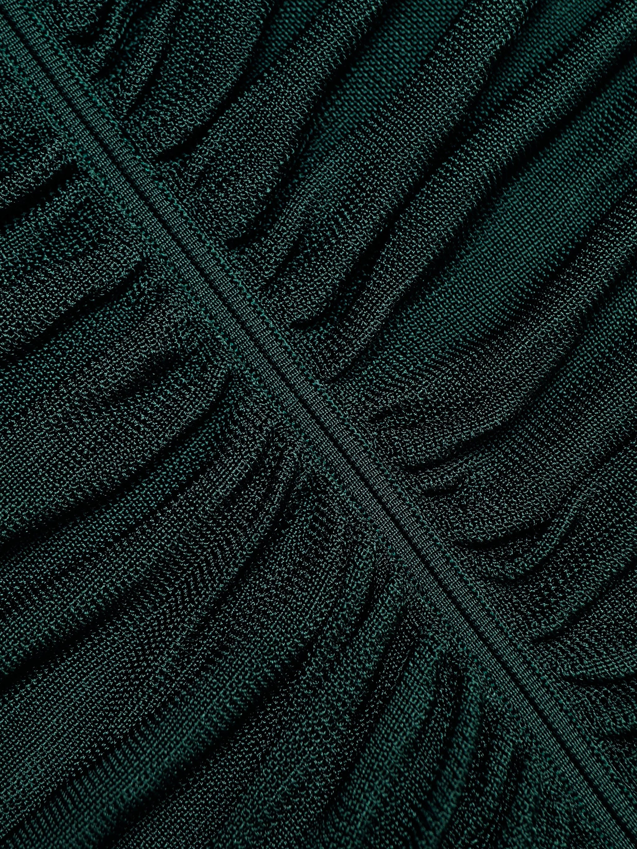 SELF-PORTRAIT Off-the-Shoulder Viscose Knit Midi Dress - Size 6