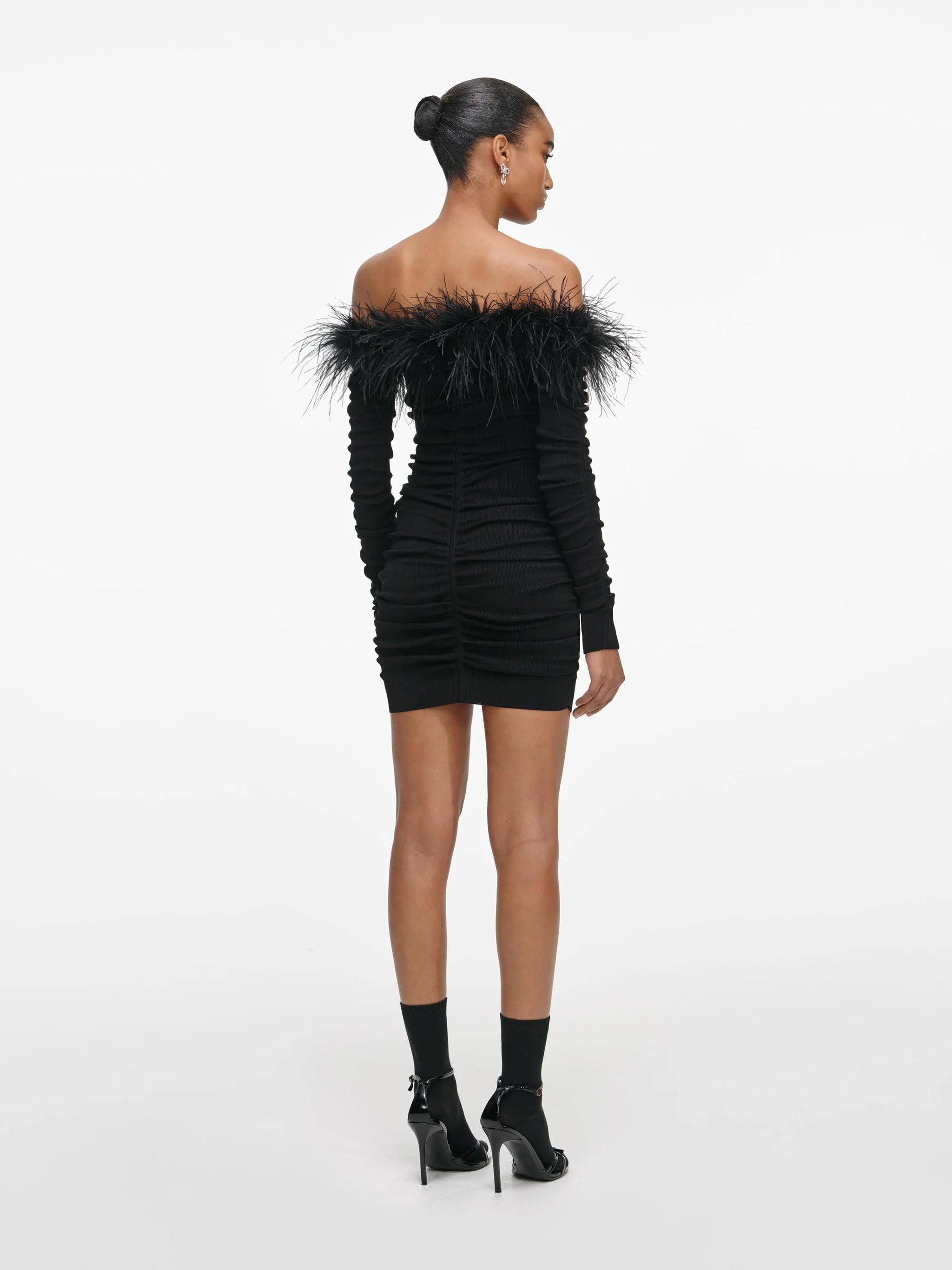 SELF-PORTRAIT Chic Mini Dress with Lace Inserts - Size 6