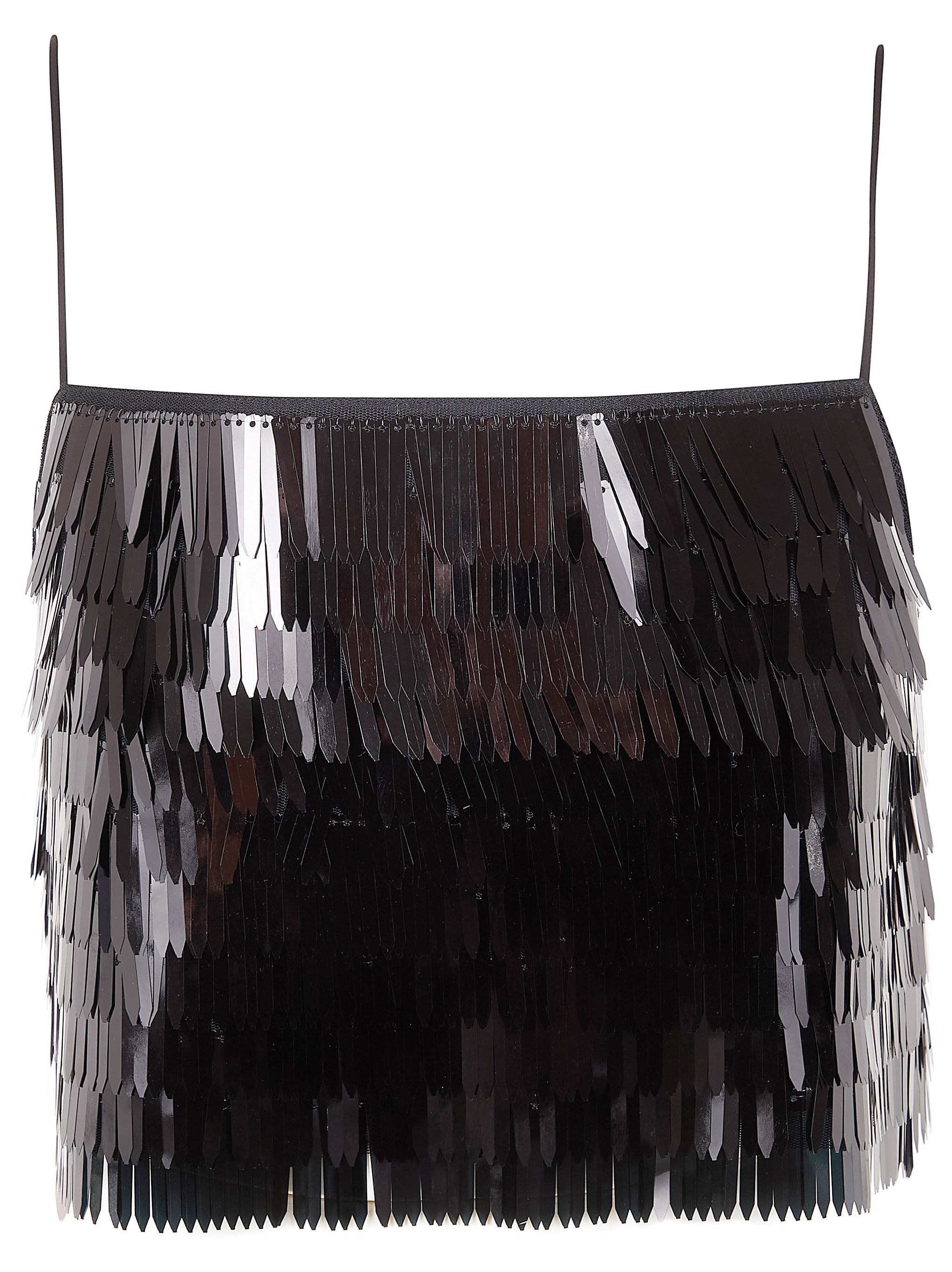 SELF-PORTRAIT Sequined Mini Top for Women