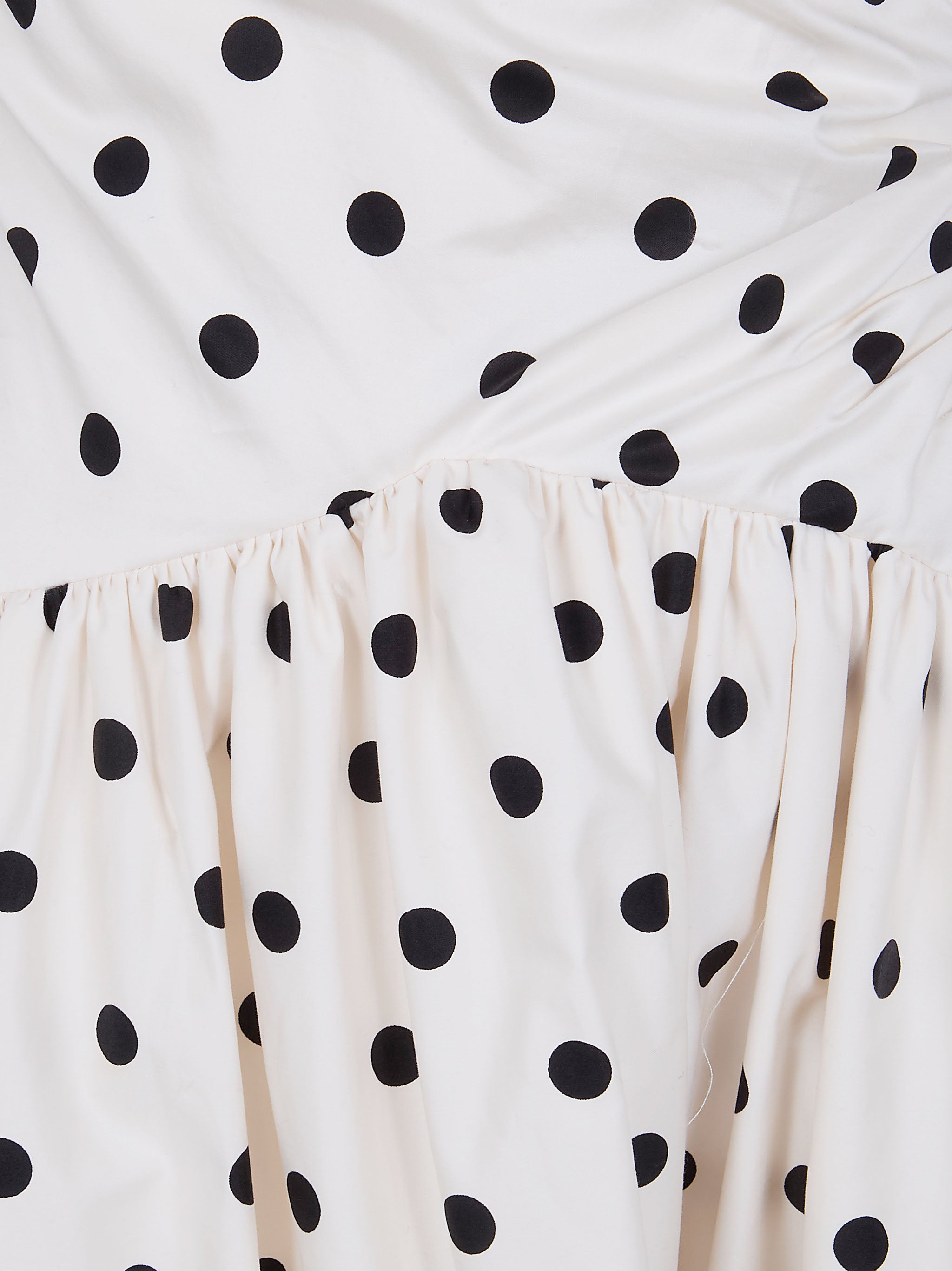 SELF-PORTRAIT Polka Dot Cotton Midi Dress for Women