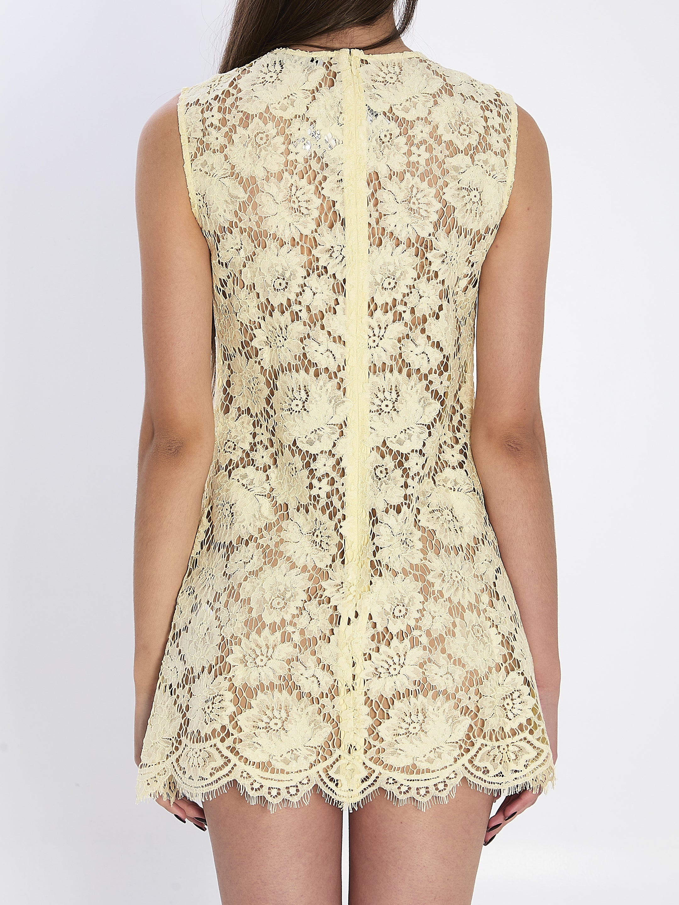 SELF-PORTRAIT Elegant Mini Lace Dress - Size 8 UK