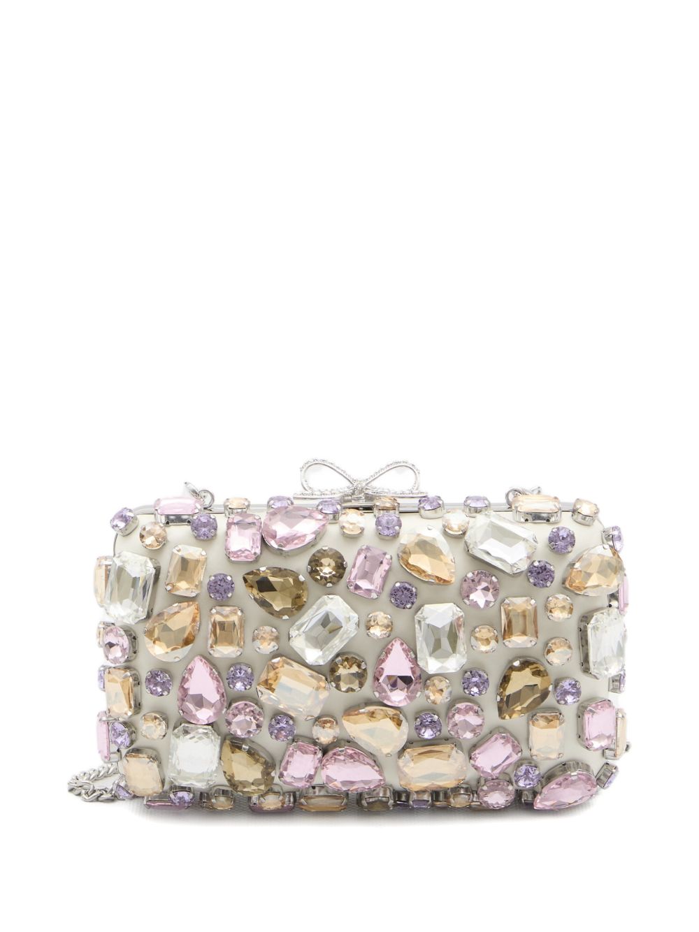 SELF-PORTRAIT Mini Crystal Embellished Clutch Bag