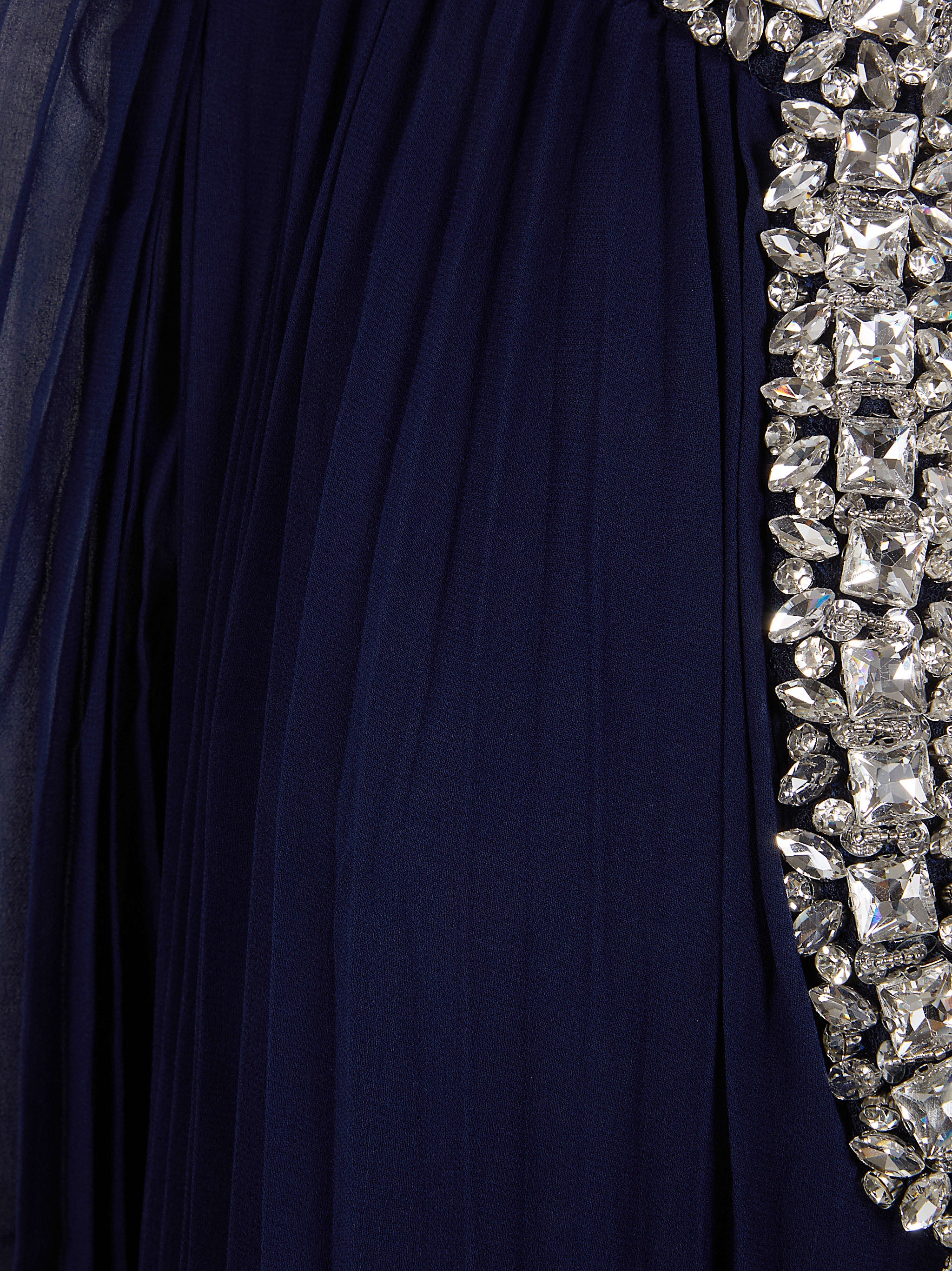 SELF-PORTRAIT Feather Detail Midi Dress