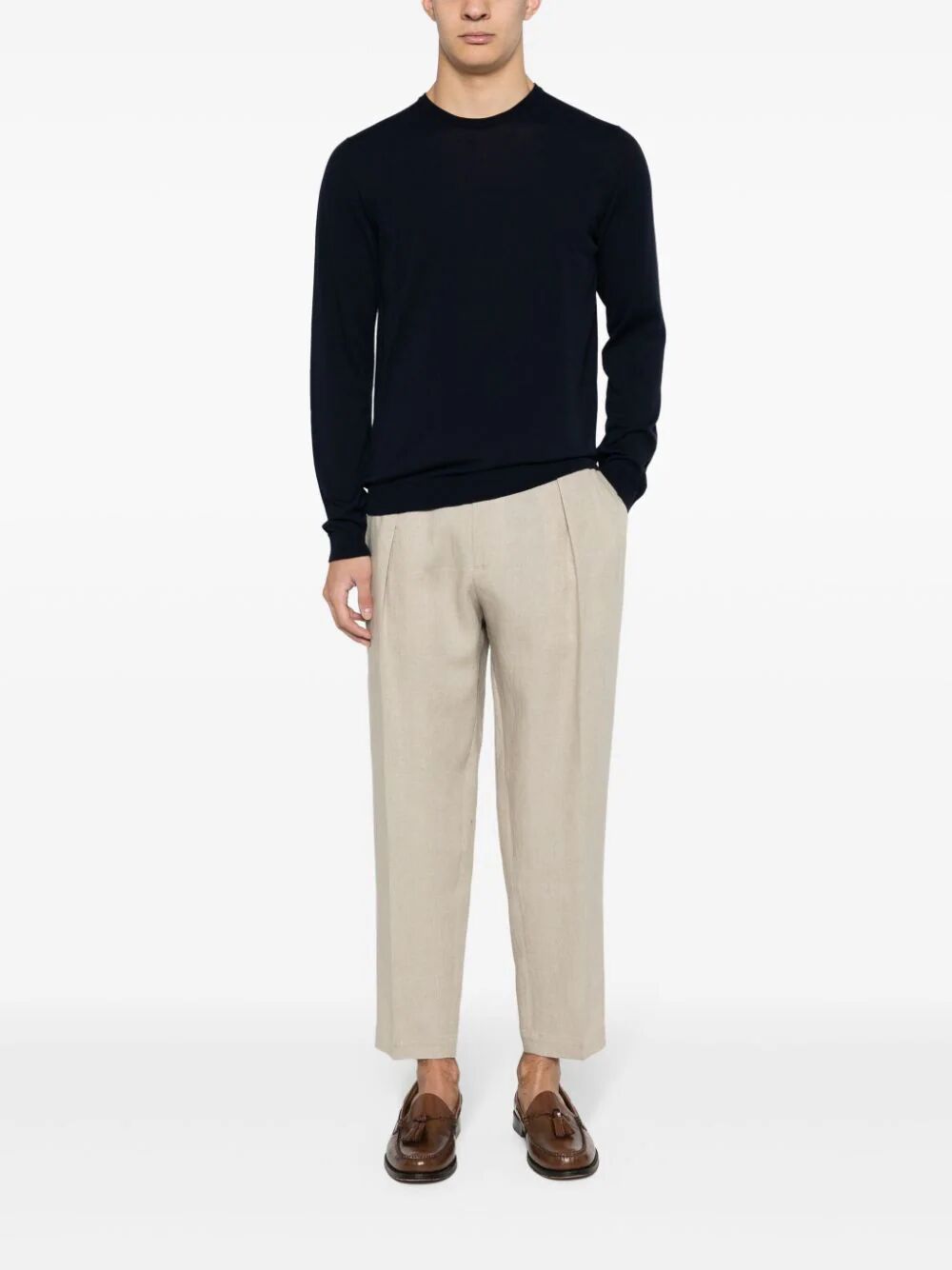 NUUR Long Sleeves Crew Neck Sweater for Men - SS24