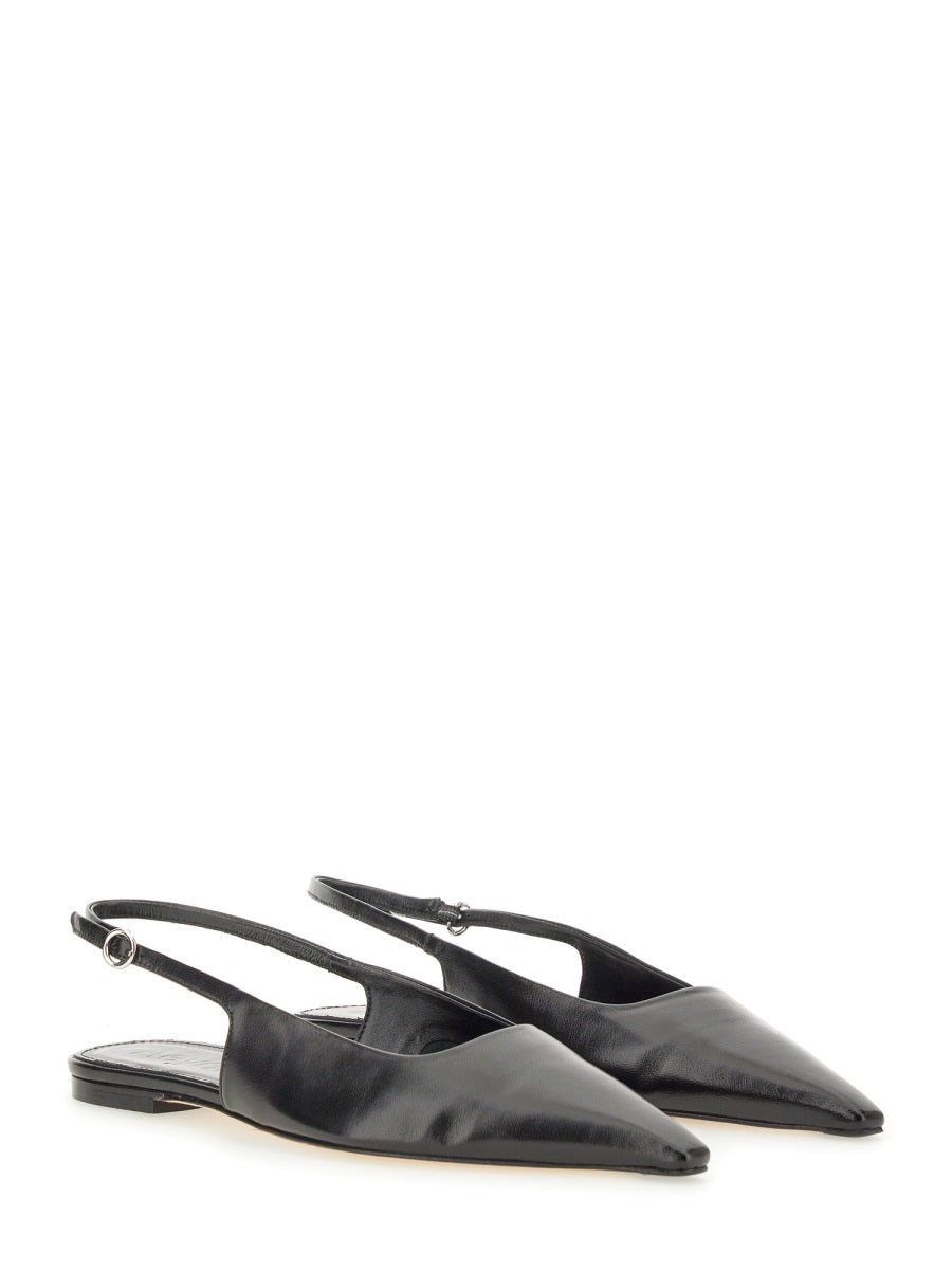 AEYDE Nappa Leather Ballerina Flats
