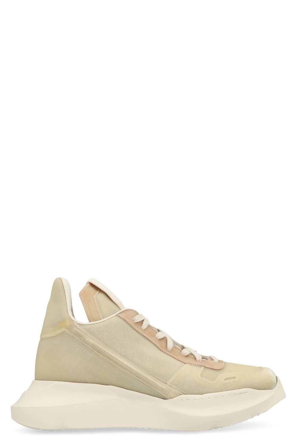 RICK OWENS High-Top Leather Sneakers for Men