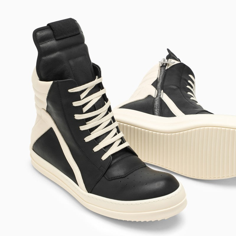 RICK OWENS Geometric High-Top Sneakers