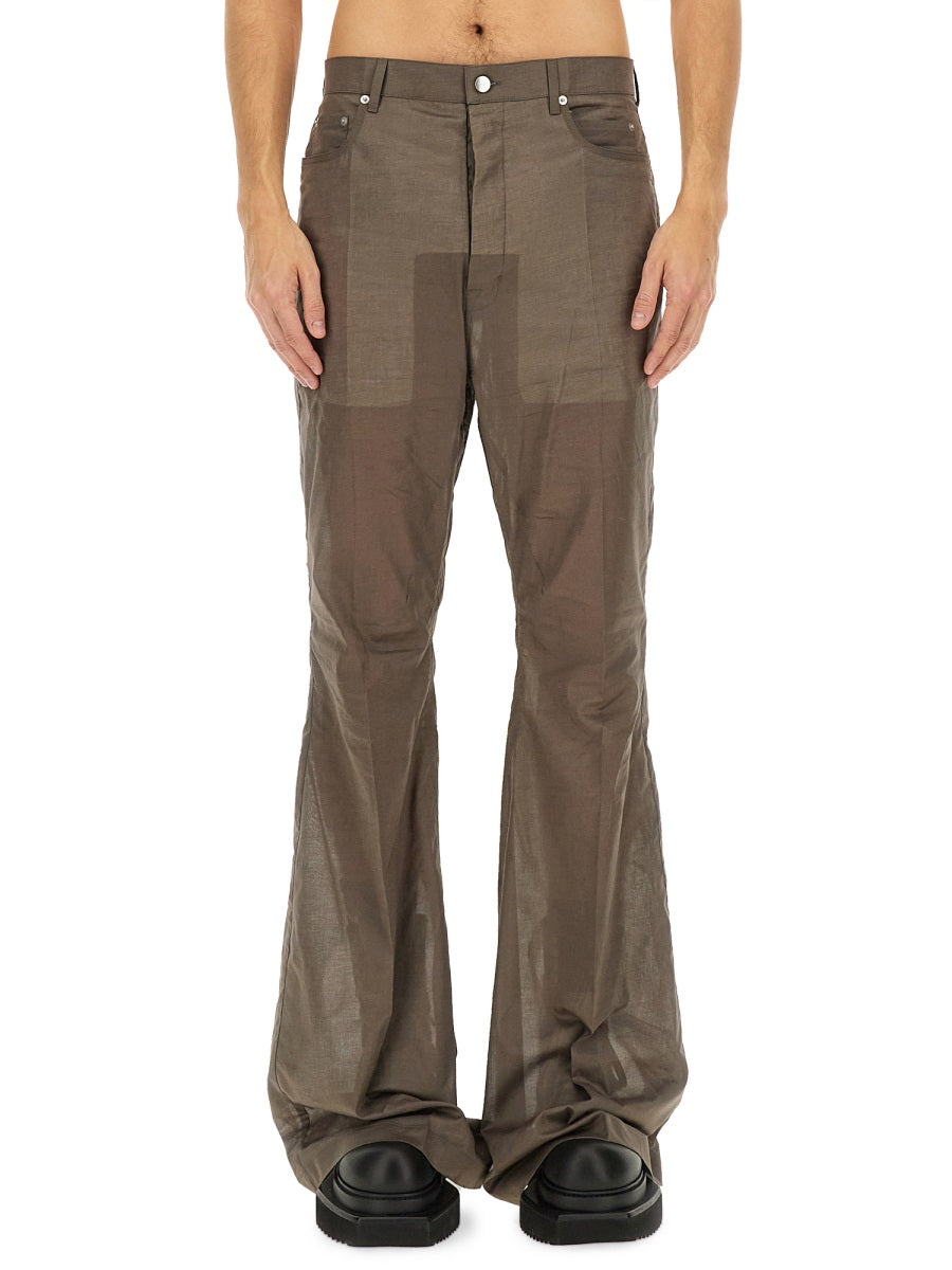 RICK OWENS Bootcut Pants - Size 31