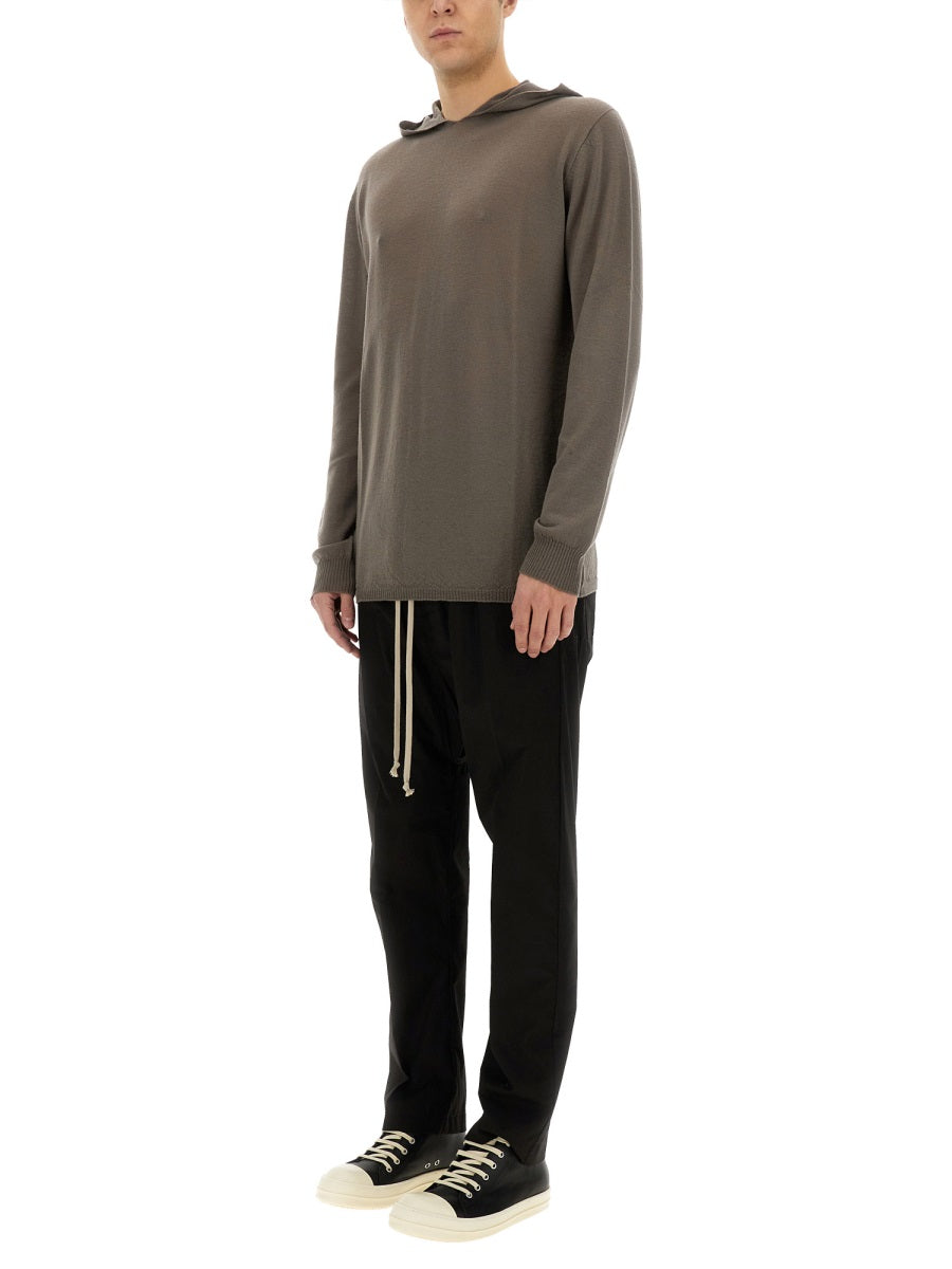 RICK OWENS Men's Signature Wool Sweatshirt