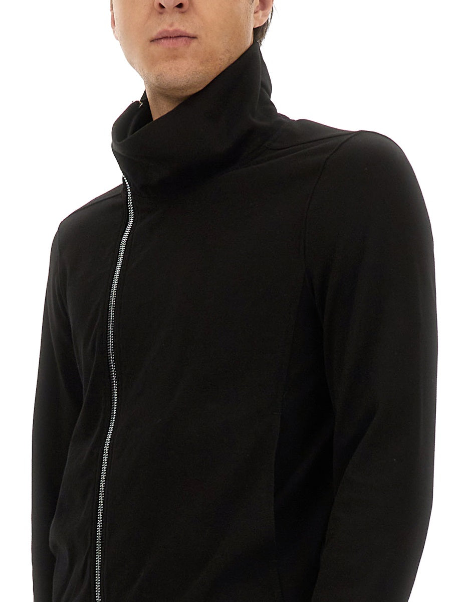 RICK OWENS Full Zip Cotton Hoodie for Men