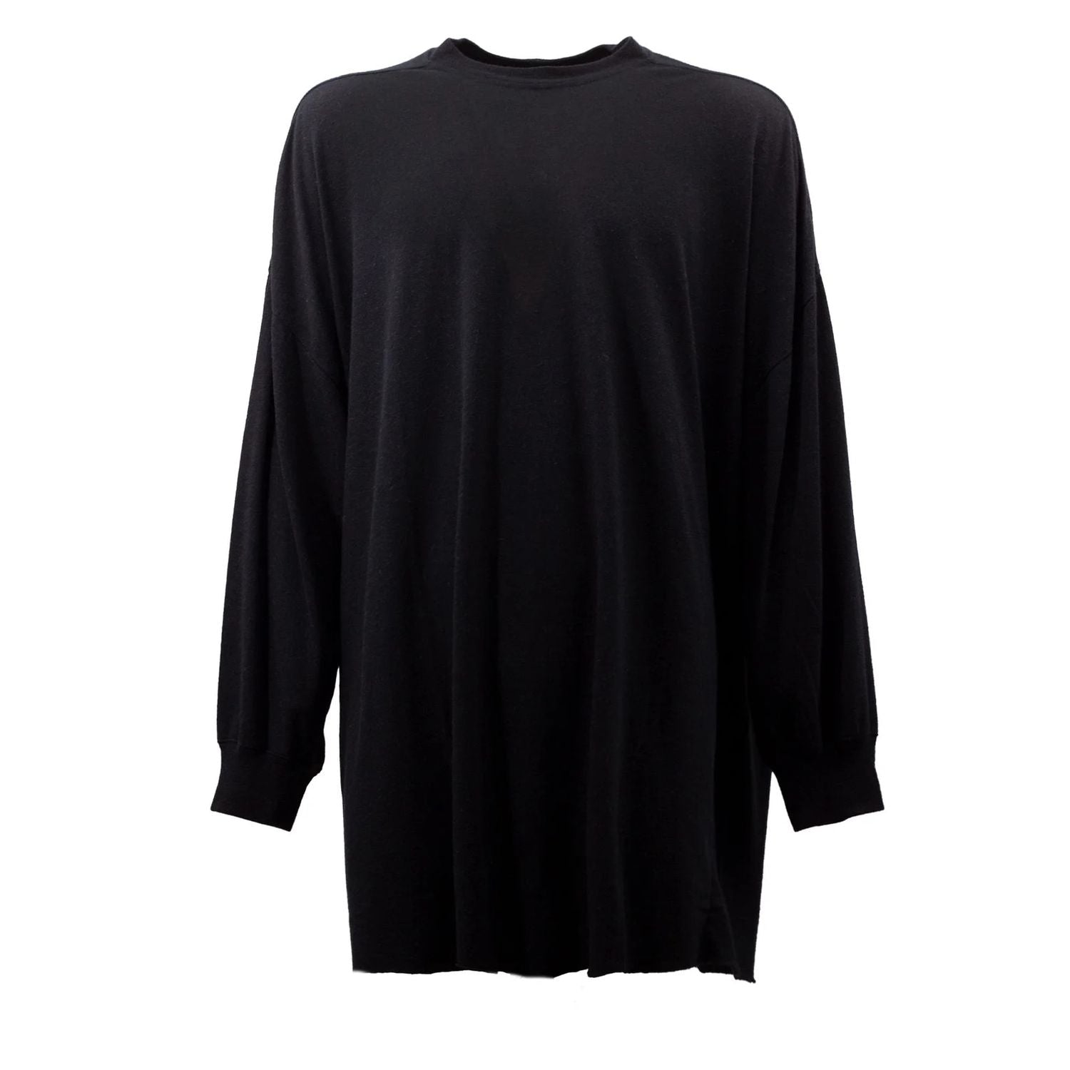 RICK OWENS Men's Long Sleeve Wide Cut Tee