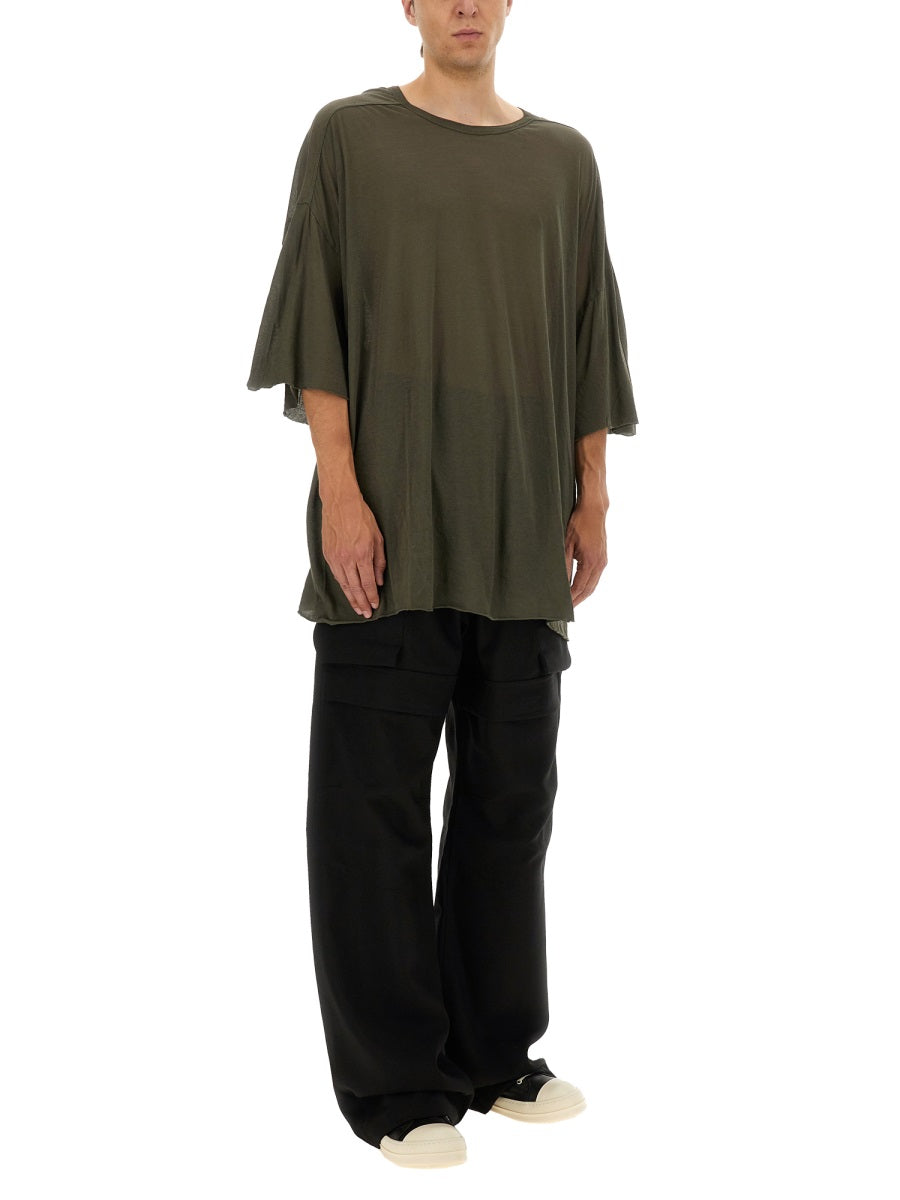 RICK OWENS Cotton T-Shirt for Men - FW25 Season