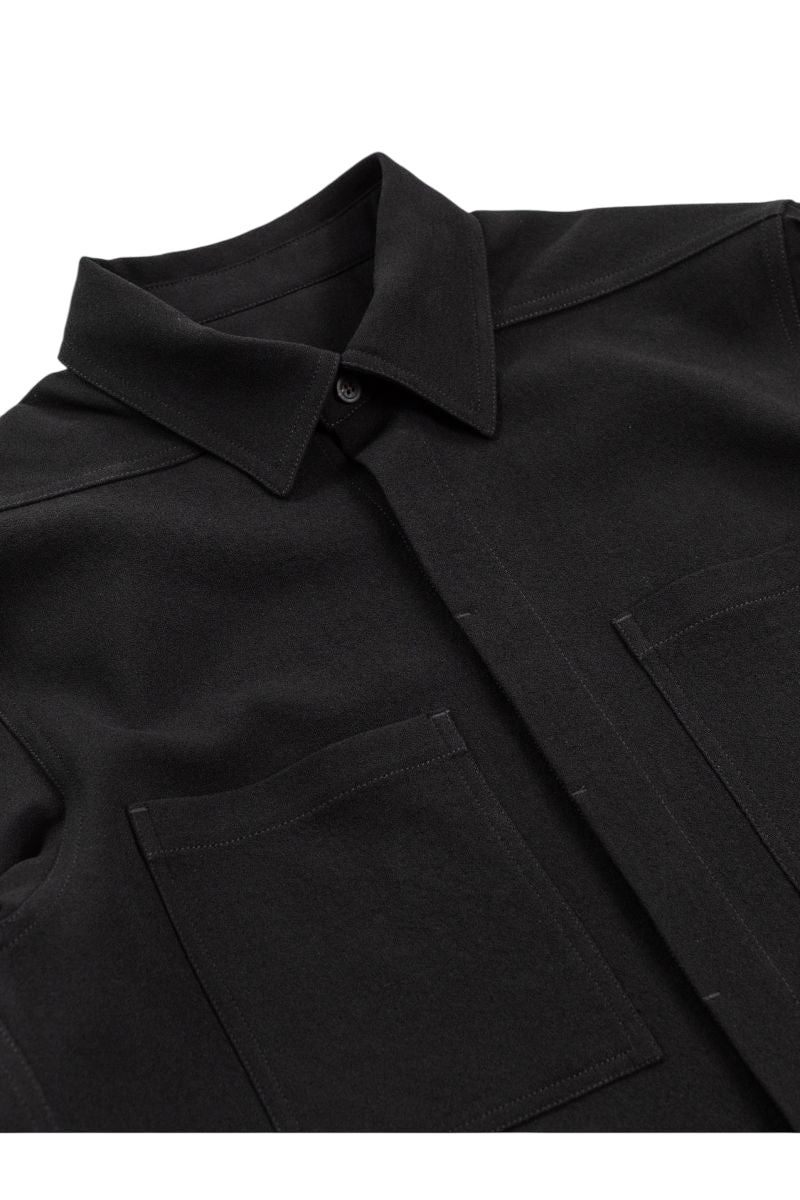 RICK OWENS Buttoned Wool Shirt for Men - FW25