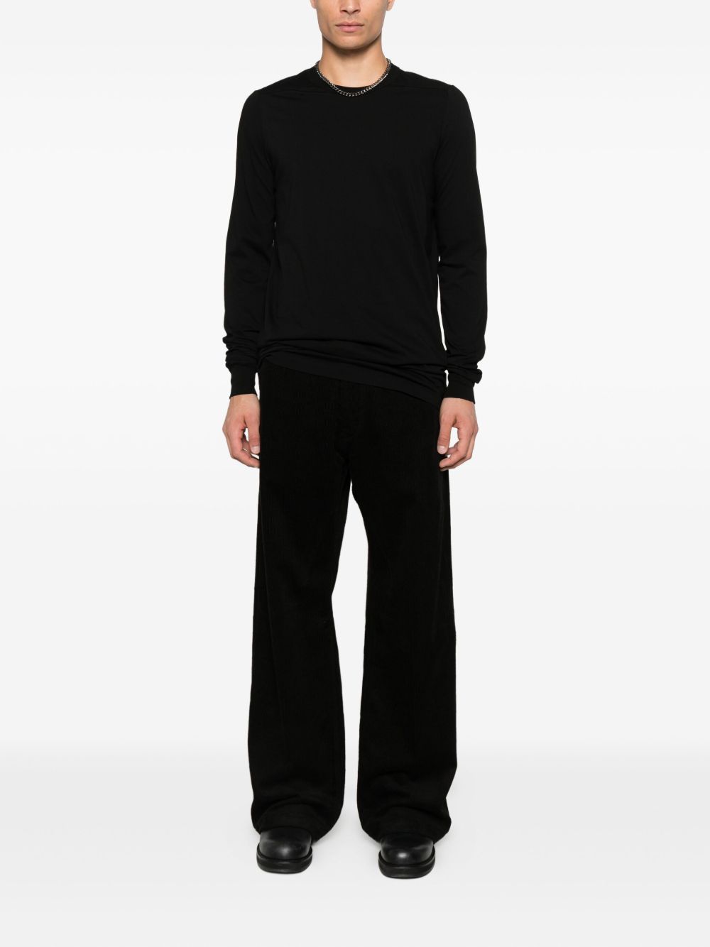 RICK OWENS Corduroy Straight Trousers for Men