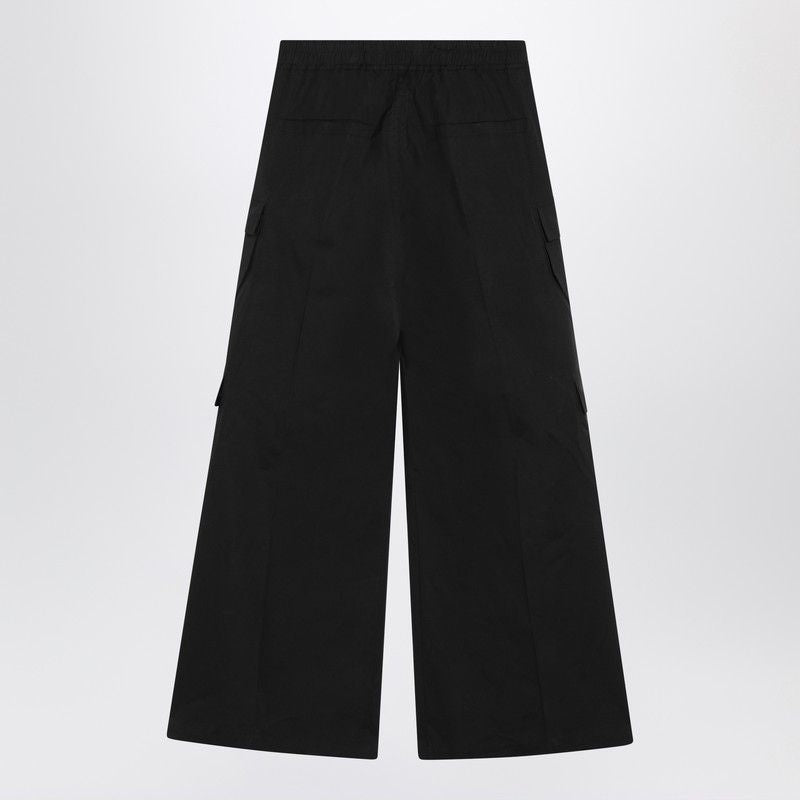 RICK OWENS Heavy Cotton Poplin Pants - Low Crotch, Wide Leg, Size 48