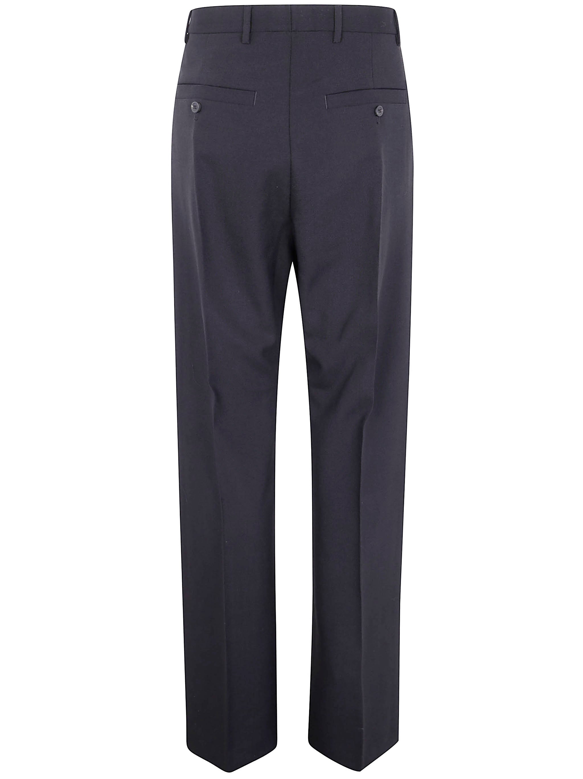 RICK OWENS Tailored Regular-Fit Straight Leg Trousers with Pockets