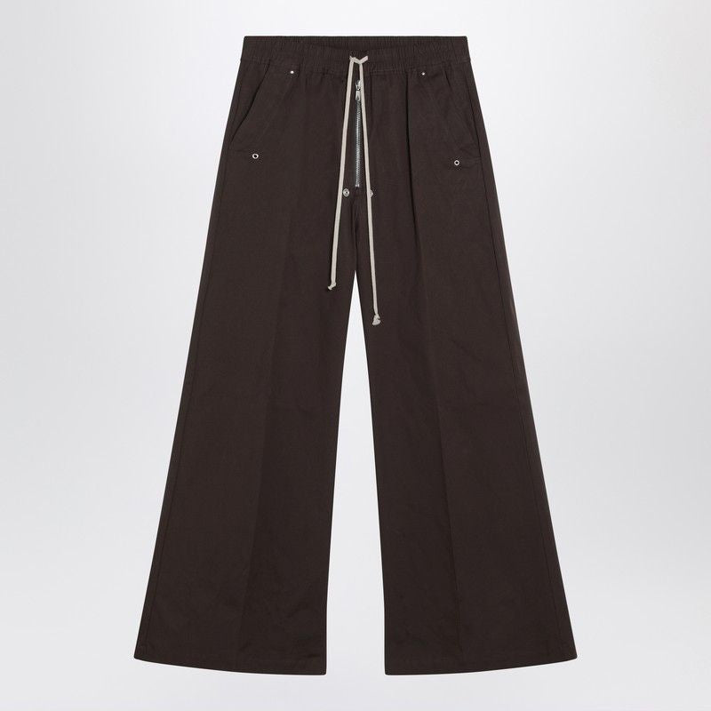 RICK OWENS Wide Bela Cotton Trousers for Men