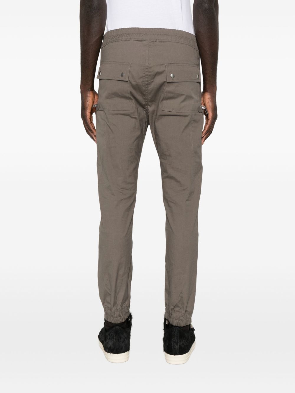 RICK OWENS Slim Fit Cargo Pants with Drawstring Waist - Size 48
