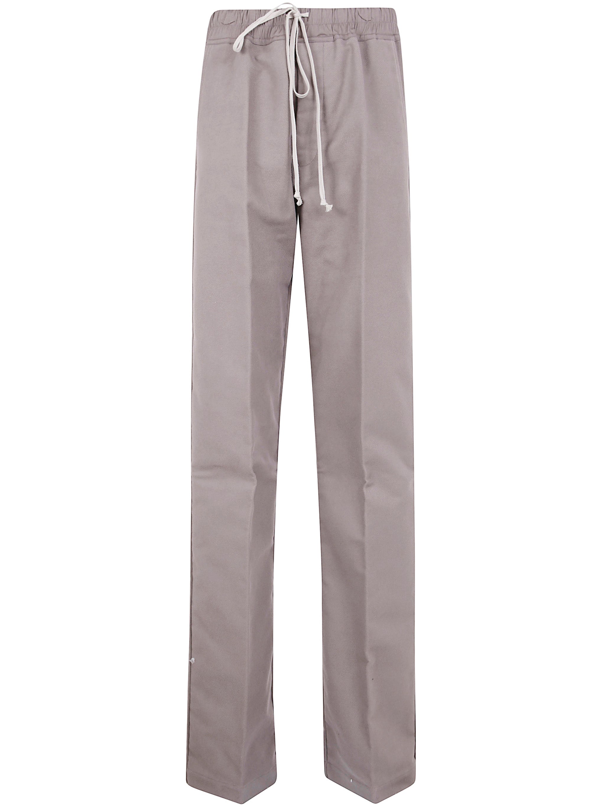 RICK OWENS Wide Straight Leg Drawstring Trousers - Size 48