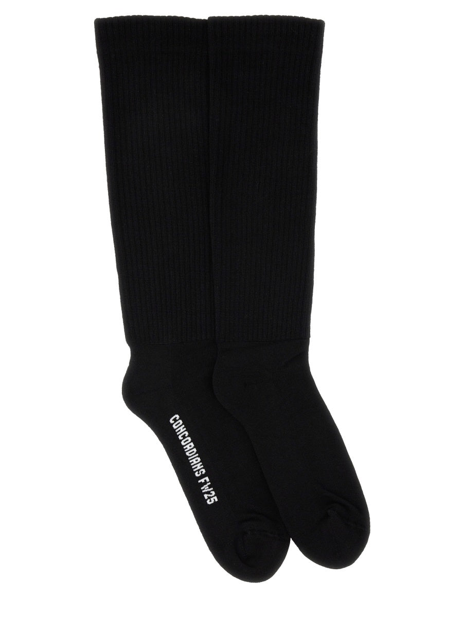 RICK OWENS Knit Socks for Men - FW25 Collection