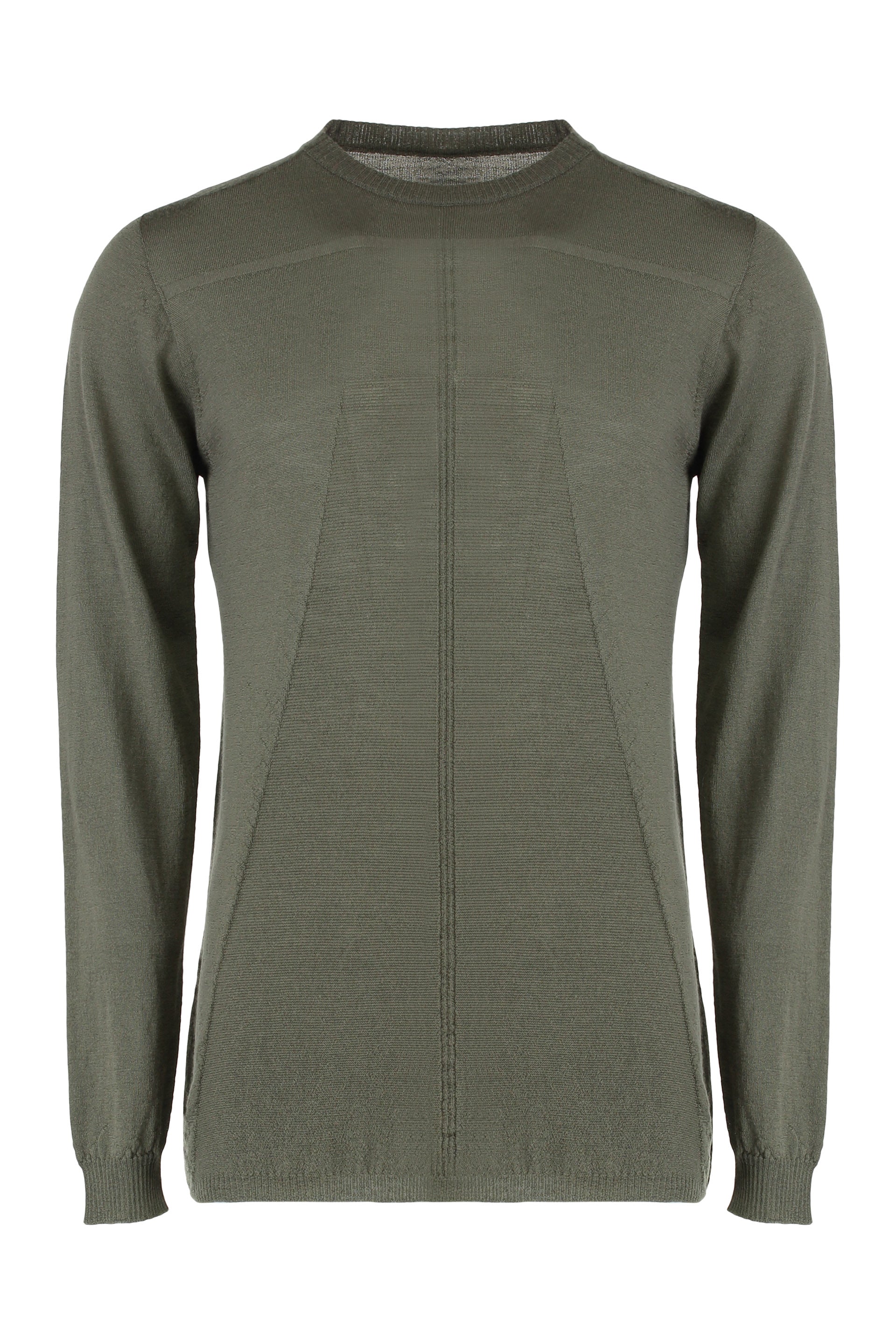 RICK OWENS Round Neck Cotton Sweater - Men’s Medium