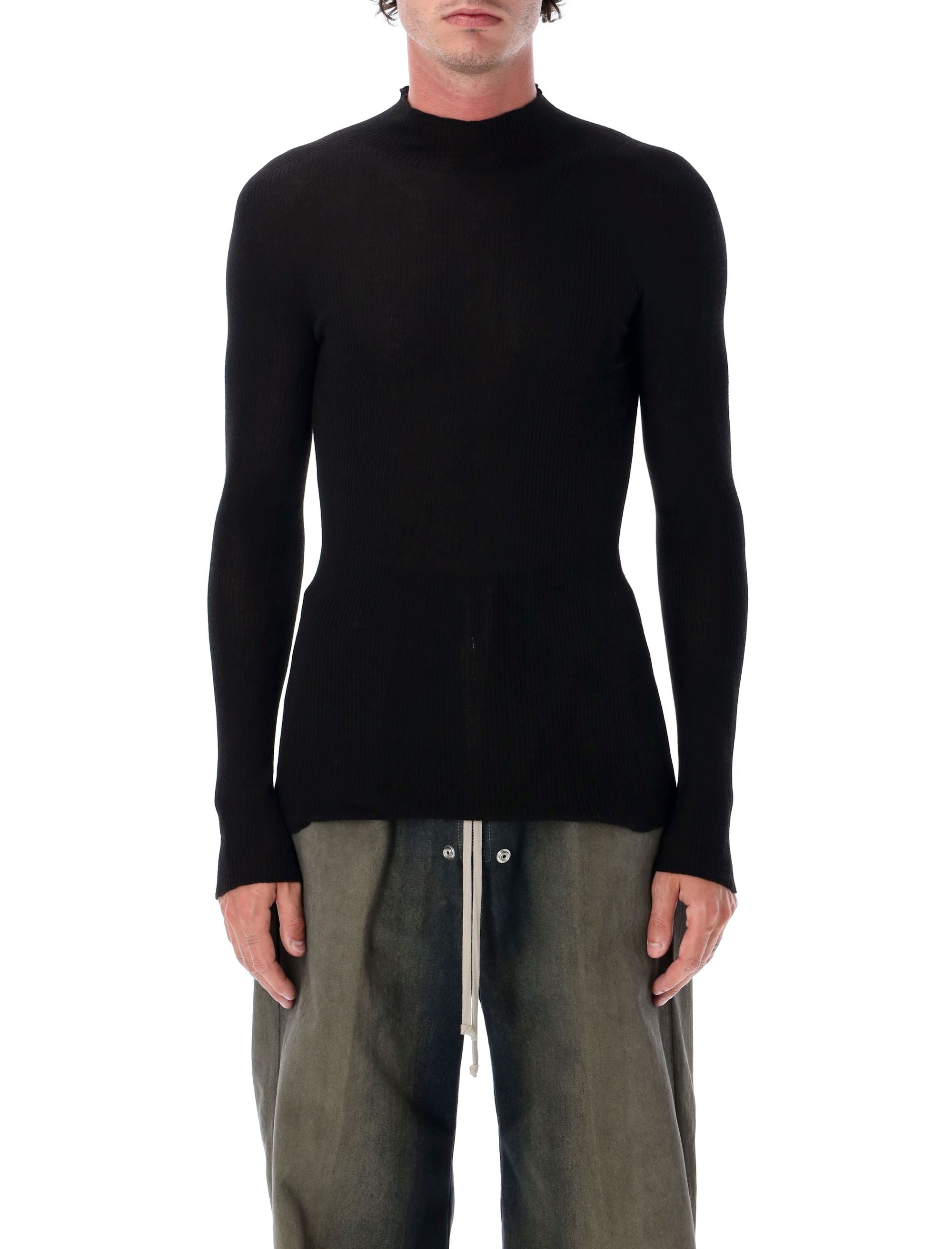 RICK OWENS Ribbed Lupe Knit Sweater