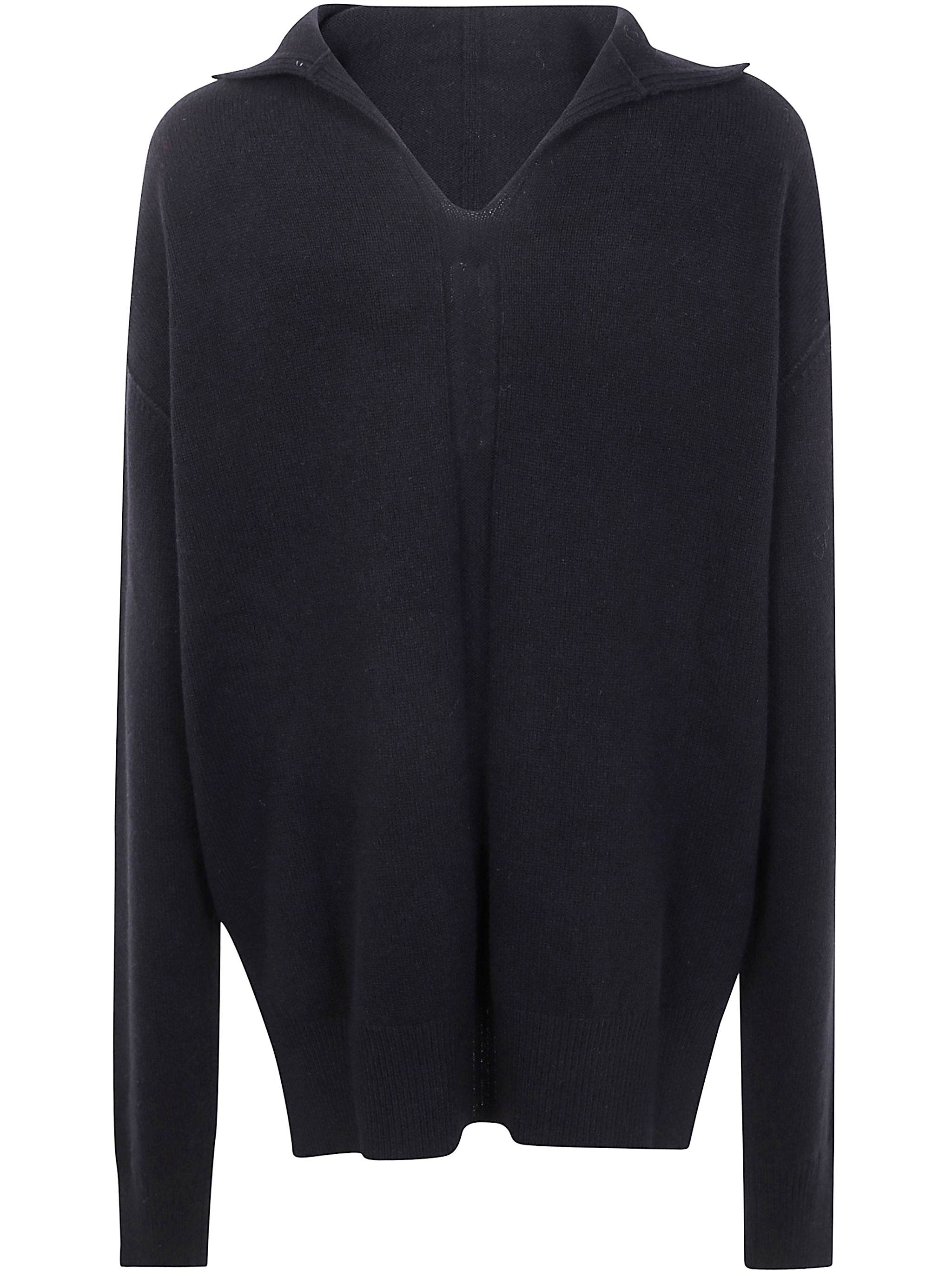RICK OWENS Men's Tabard Sweater - FW25 Collection