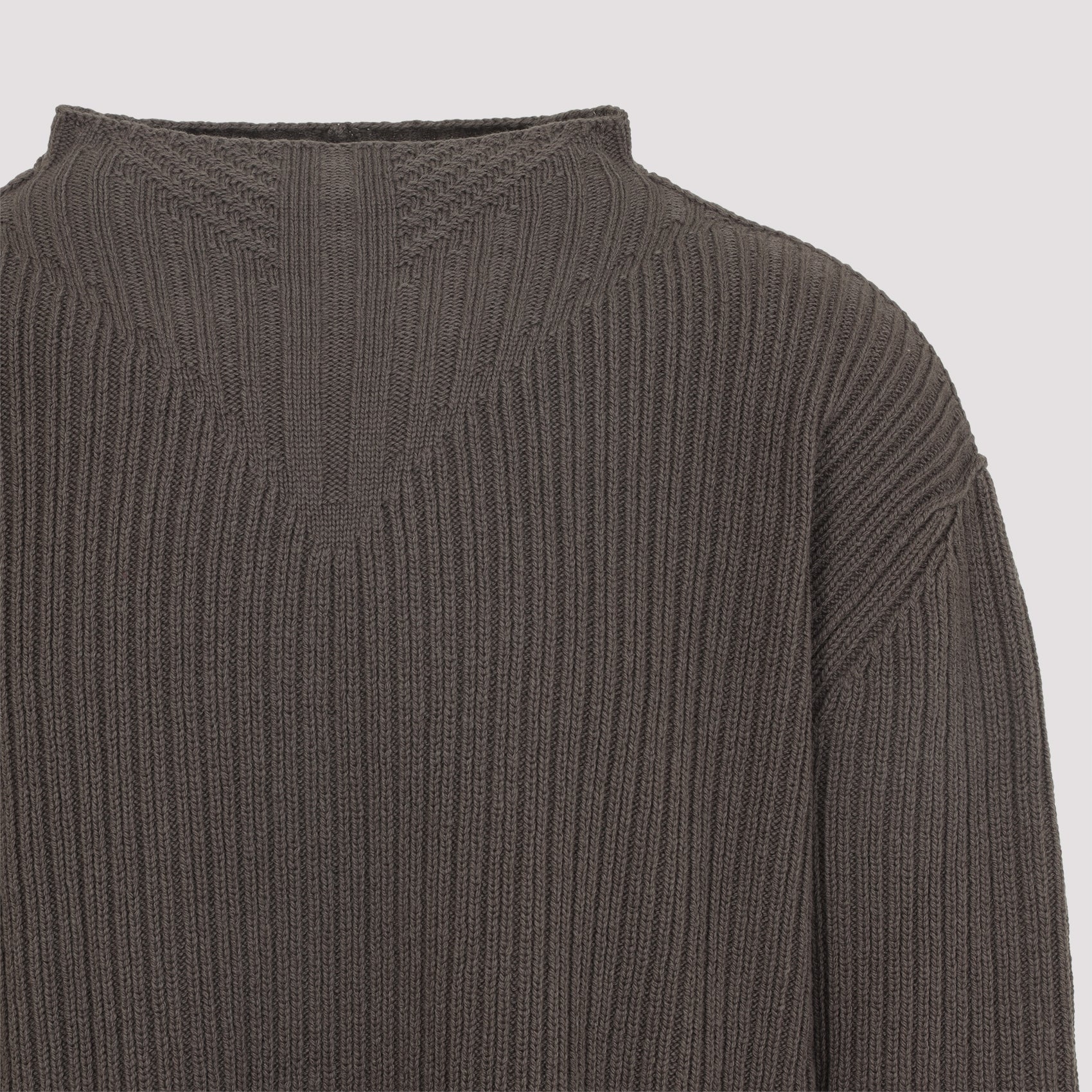 RICK OWENS Fisherman Round Neck Sweater