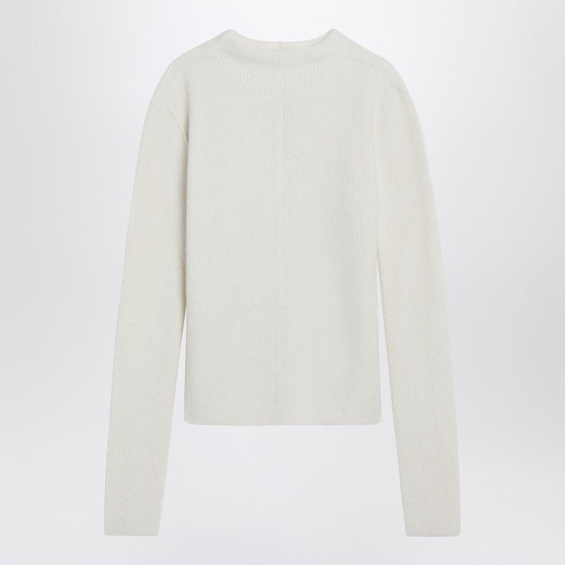 RICK OWENS Ribbed Alpaca Blend Sweater for Men - FW25