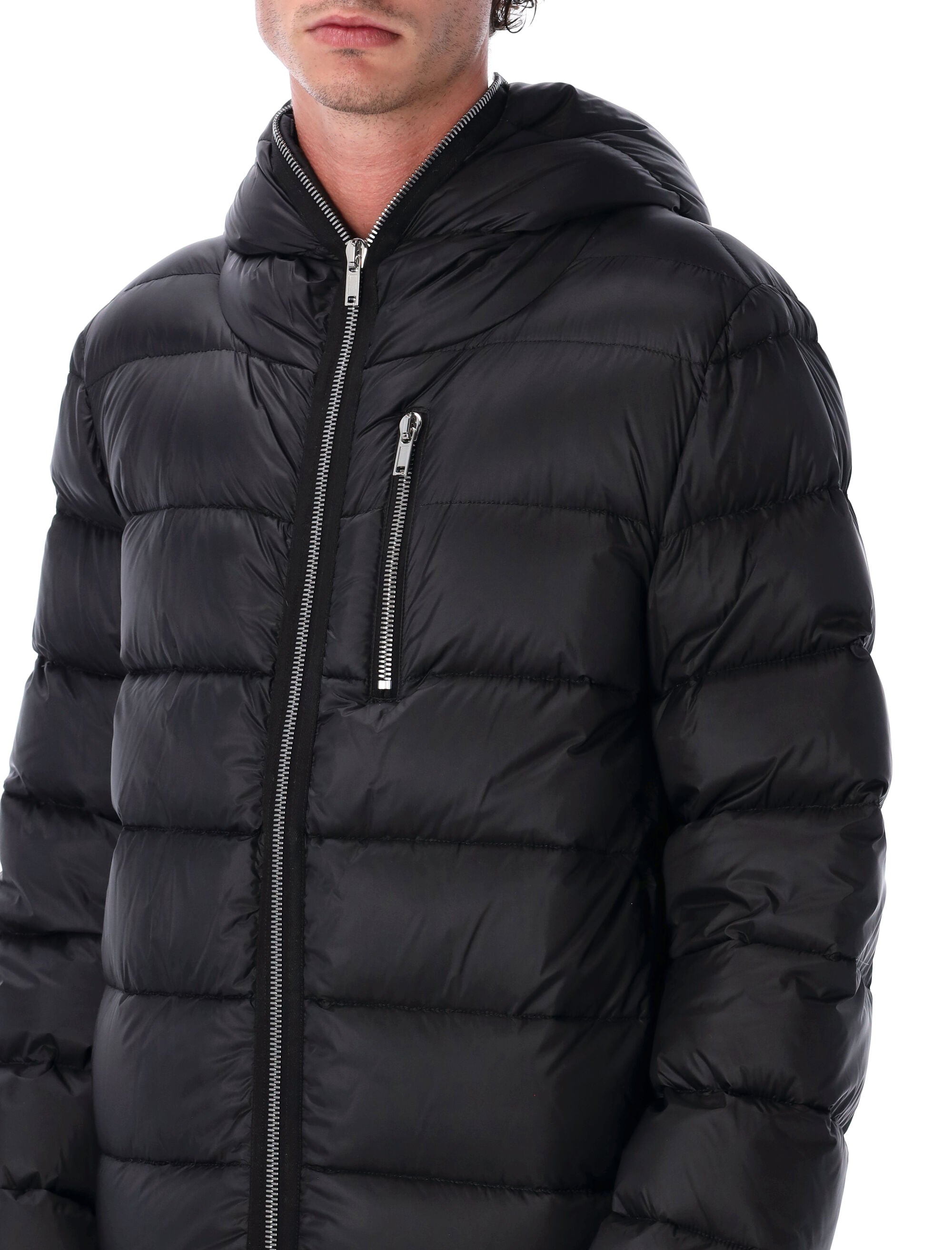 RICK OWENS Avant-Garde Hip-Length Puffer Jacket - Size 50