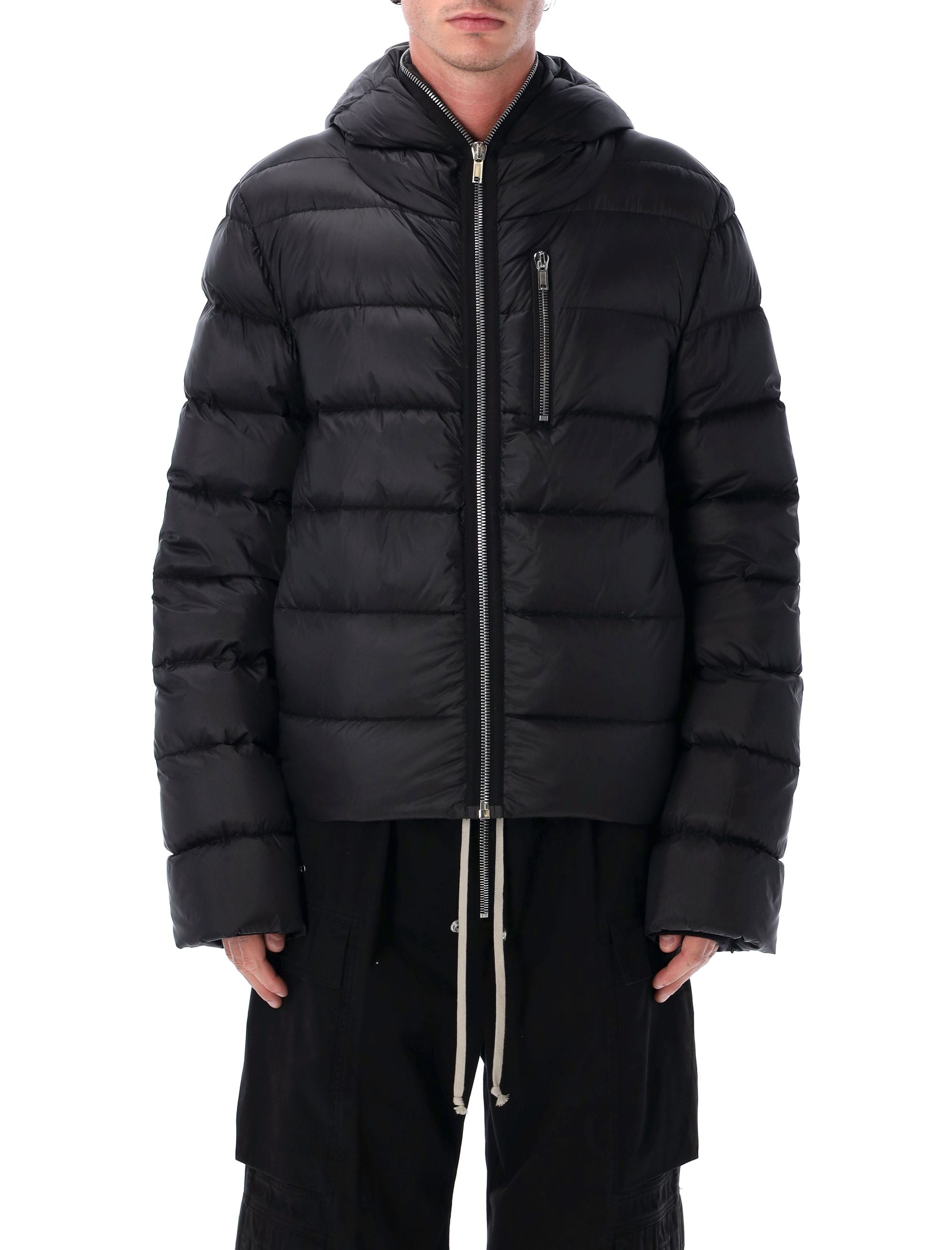 RICK OWENS Avant-Garde Hip-Length Puffer Jacket - Size 50
