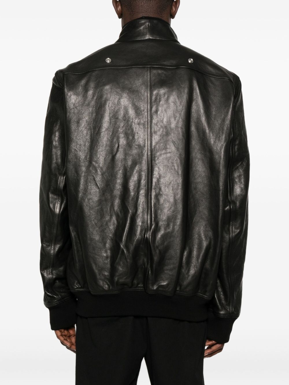 RICK OWENS Concordians Hollywood Flight Funnel Neck Jacket - Size 46