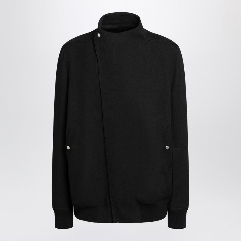RICK OWENS Asymmetrical Front Zip Jacket for Men