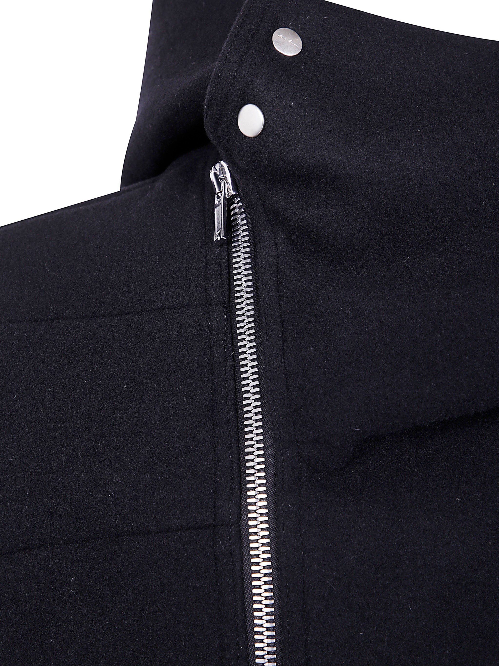 RICK OWENS Cropped Hooded Flight Bomber Jacket