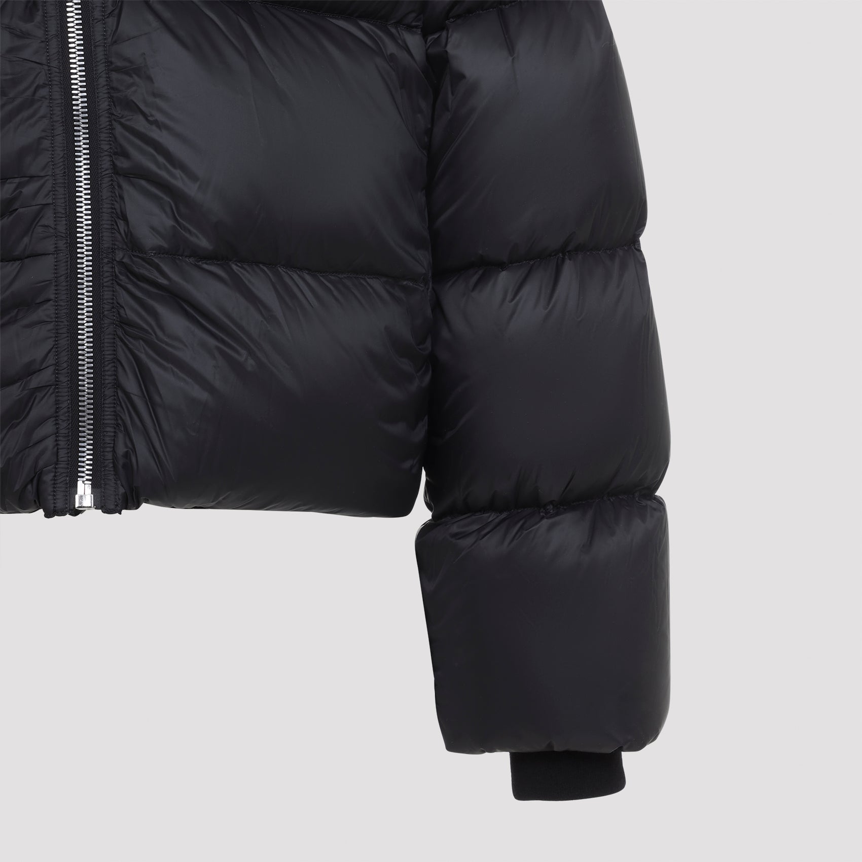 RICK OWENS High-Neck Padded Jacket - Size 48