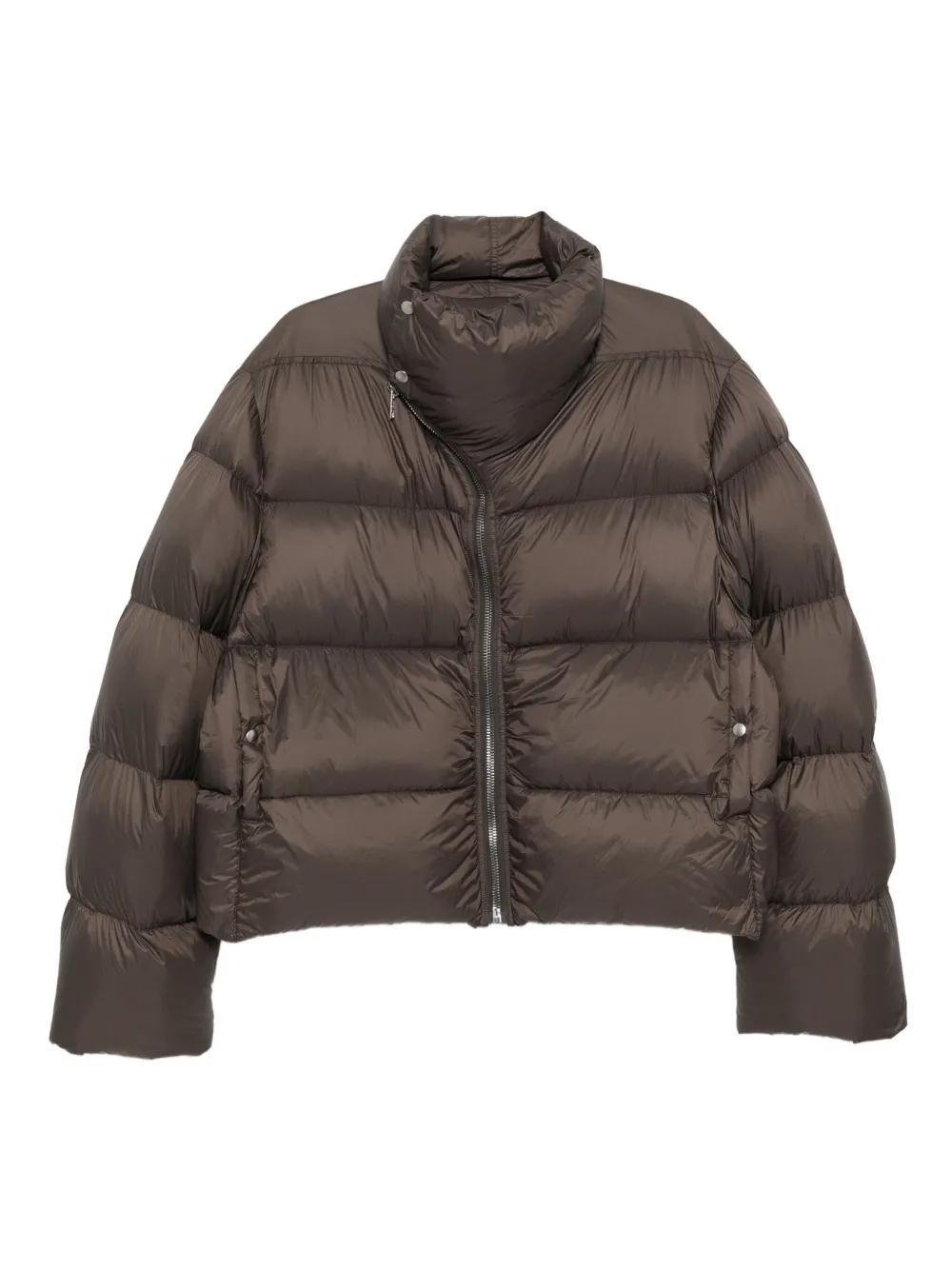 RICK OWENS High-Neck Padded Jacket - Size 48