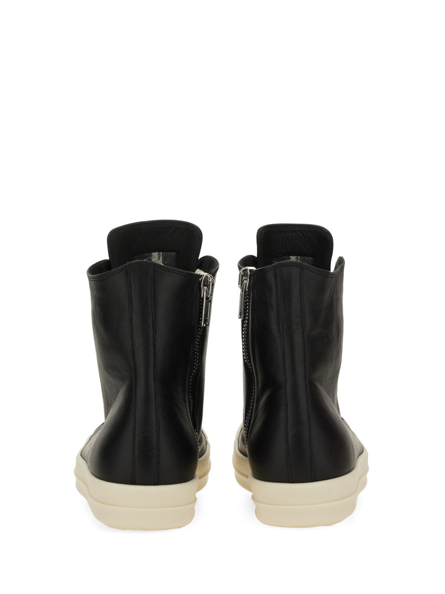 RICK OWENS Premium Leather Sneakers for Men