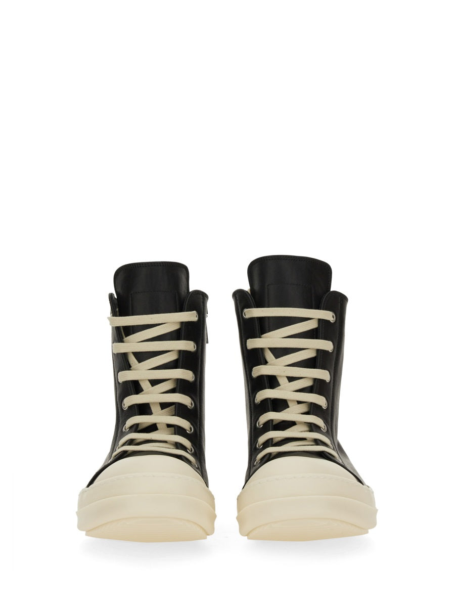 RICK OWENS Premium Leather Sneakers for Men