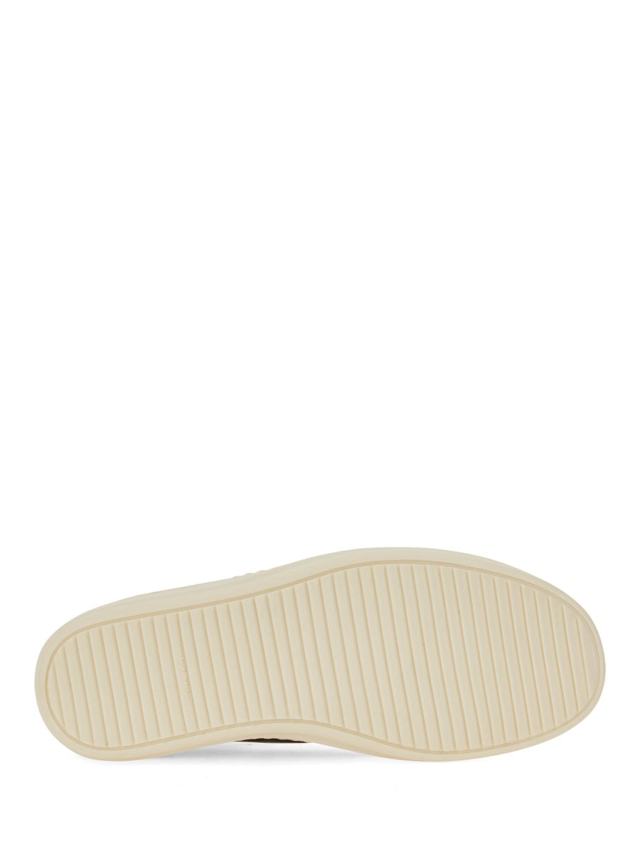 RICK OWENS Vintage Ankle-High Sneakers with Triangular Appliqué