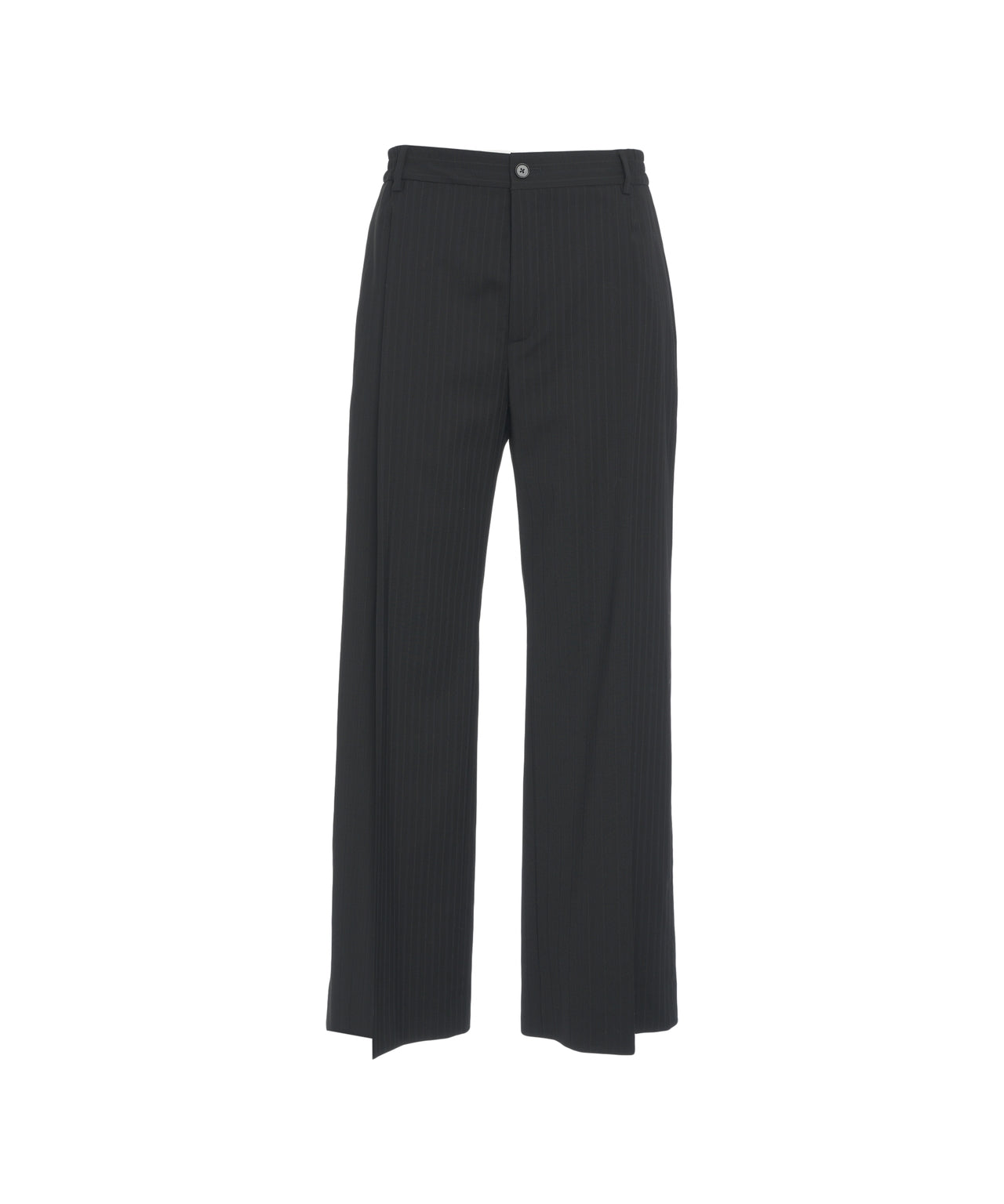 RUE DE TOKYO Classic Wide-Leg Striped Trousers