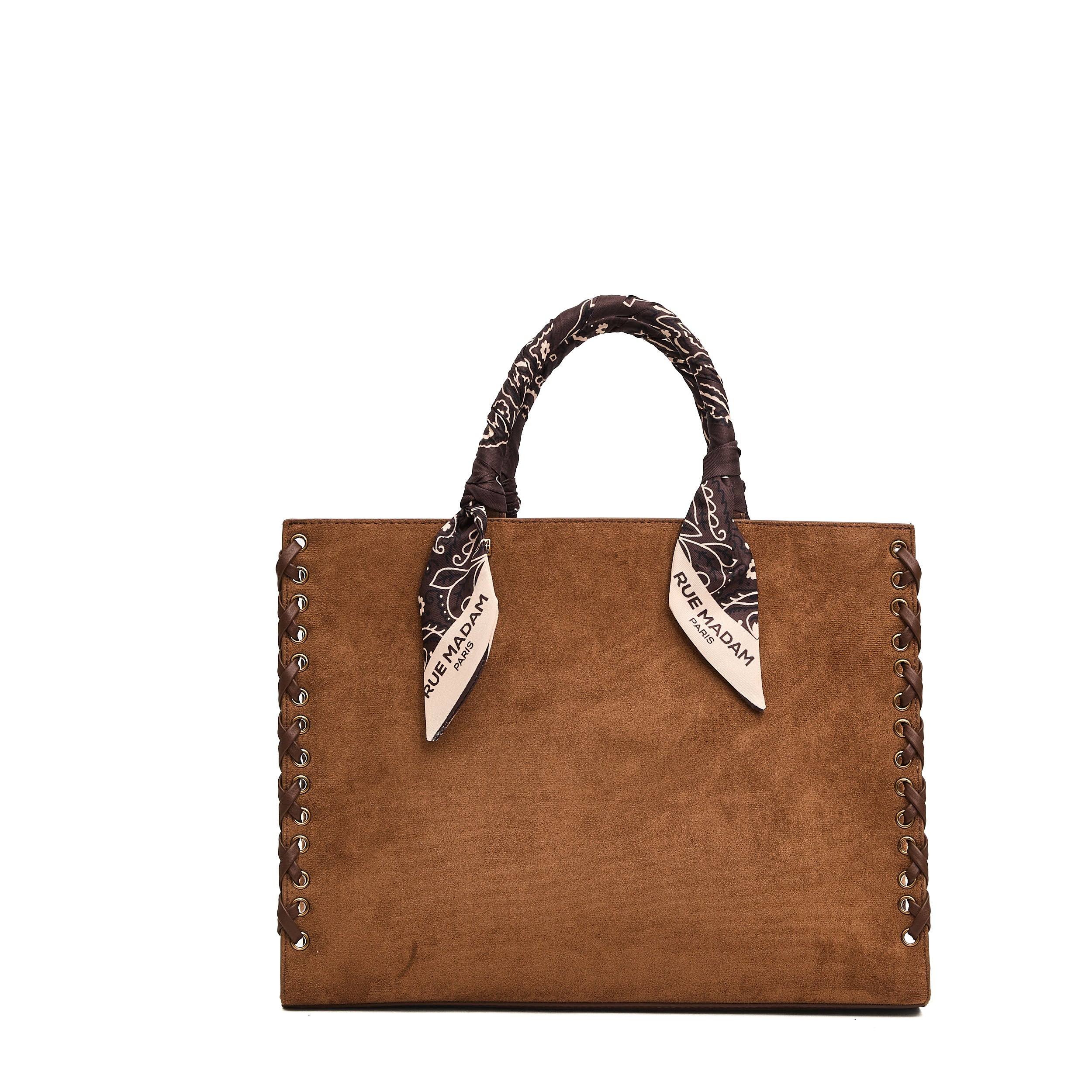 RUE MADAME Tote Handbag with Bandana